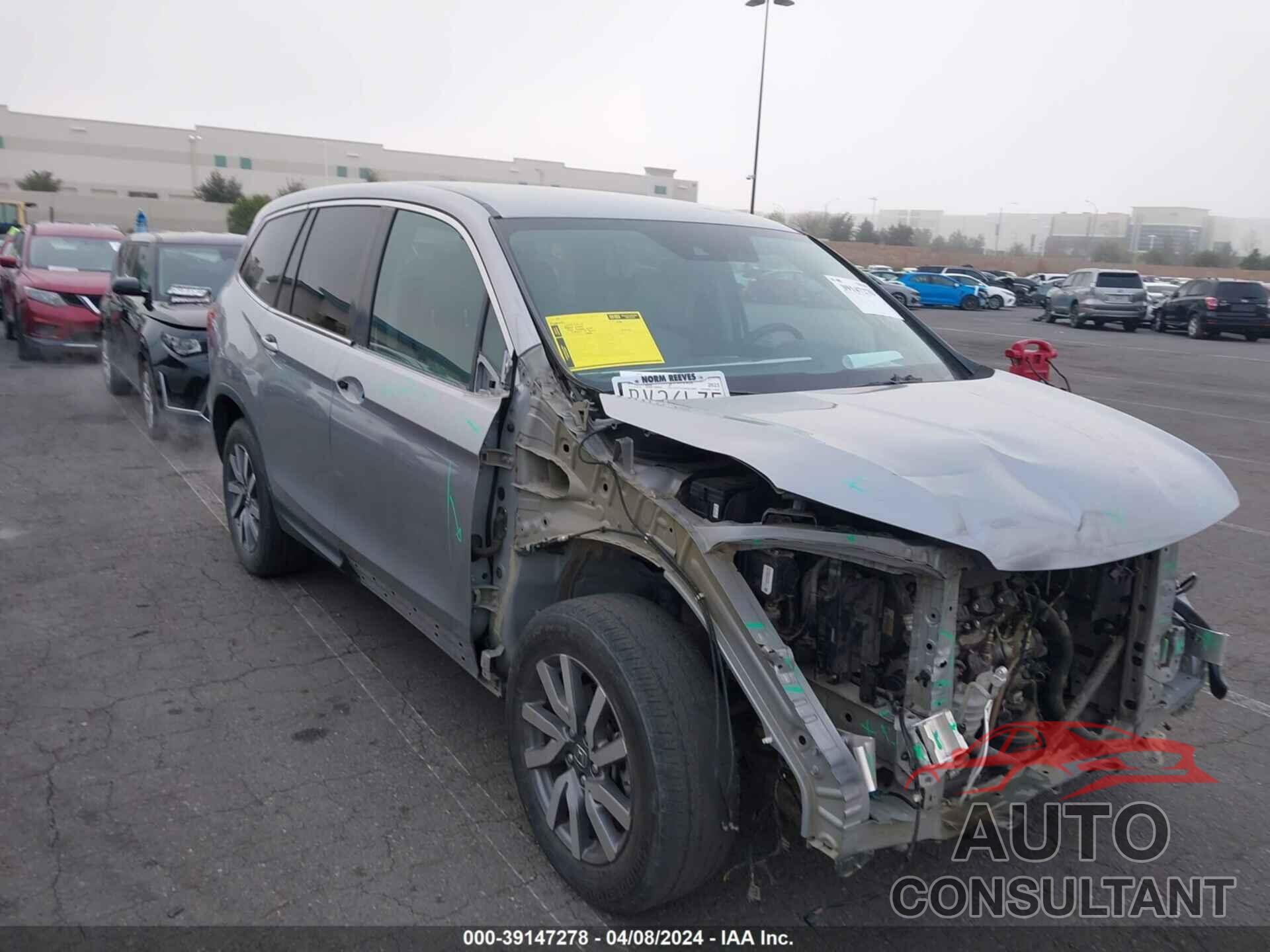 HONDA PILOT 2019 - 5FNYF5H34KB042057