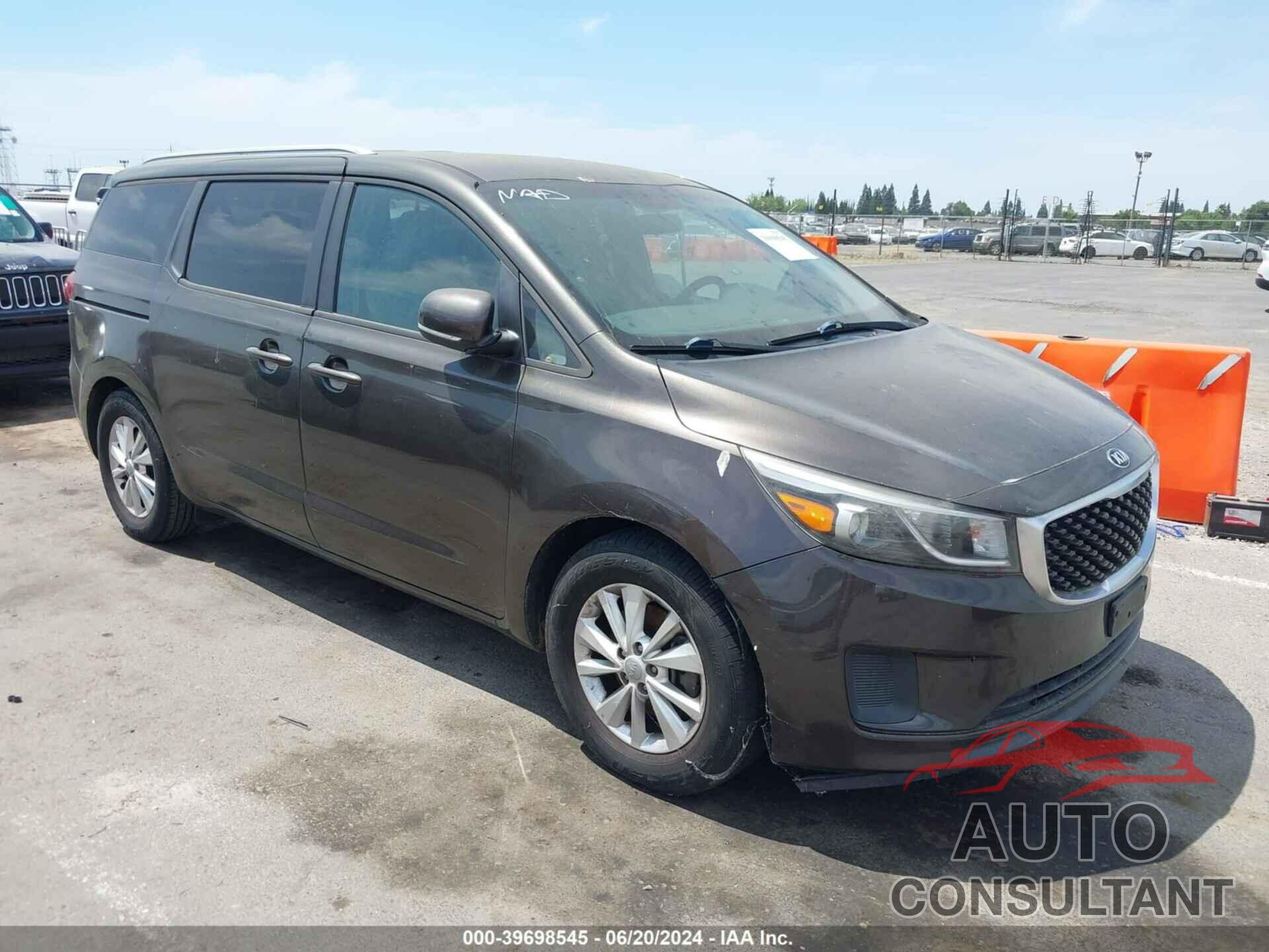 KIA SEDONA 2016 - KNDMB5C17G6089795