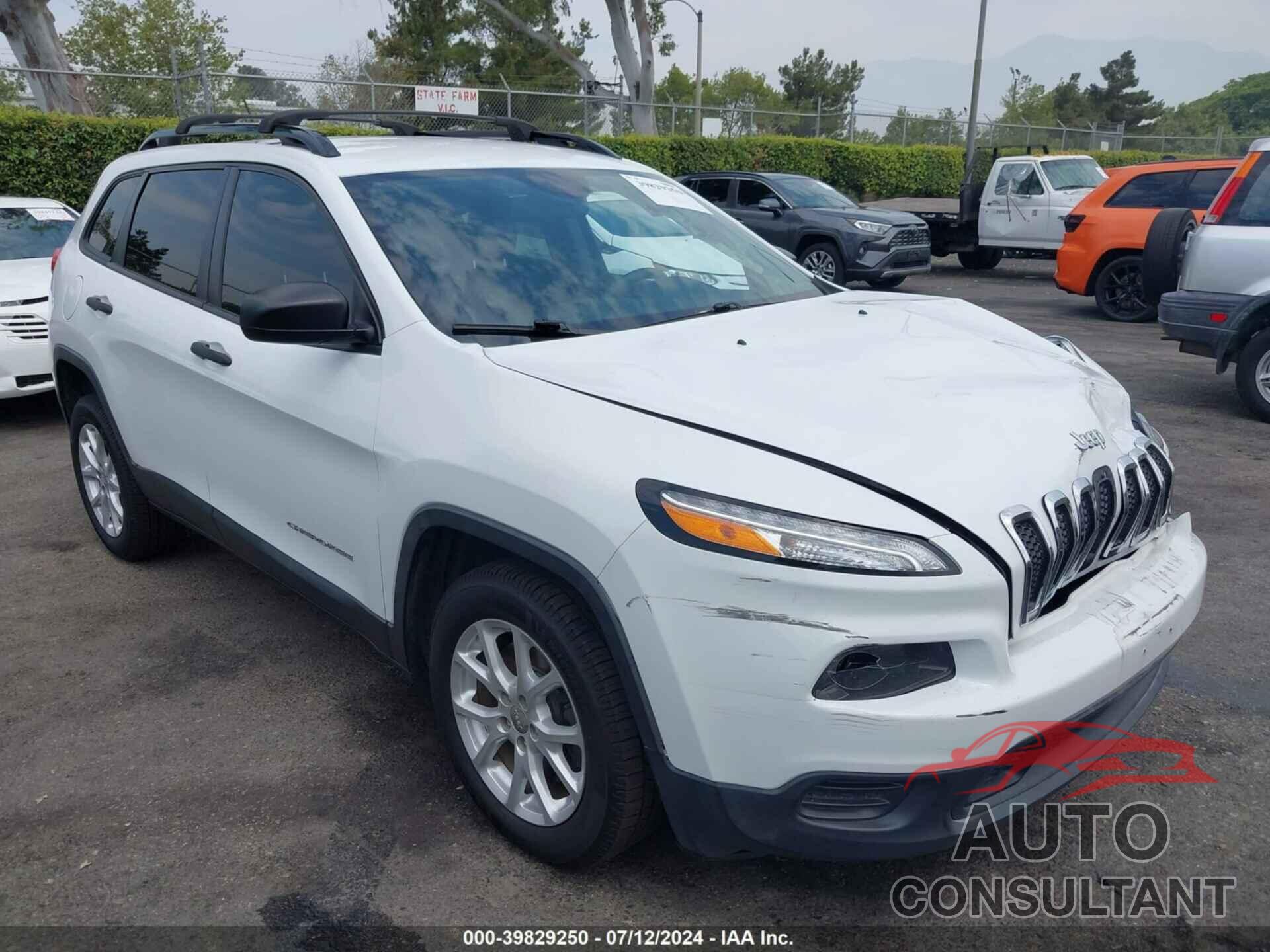 JEEP CHEROKEE 2016 - 1C4PJLAB8GW177223