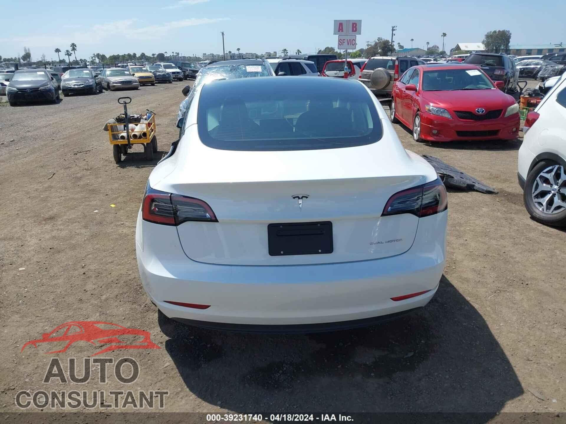 TESLA MODEL 3 2023 - 5YJ3E1EBXPF631106