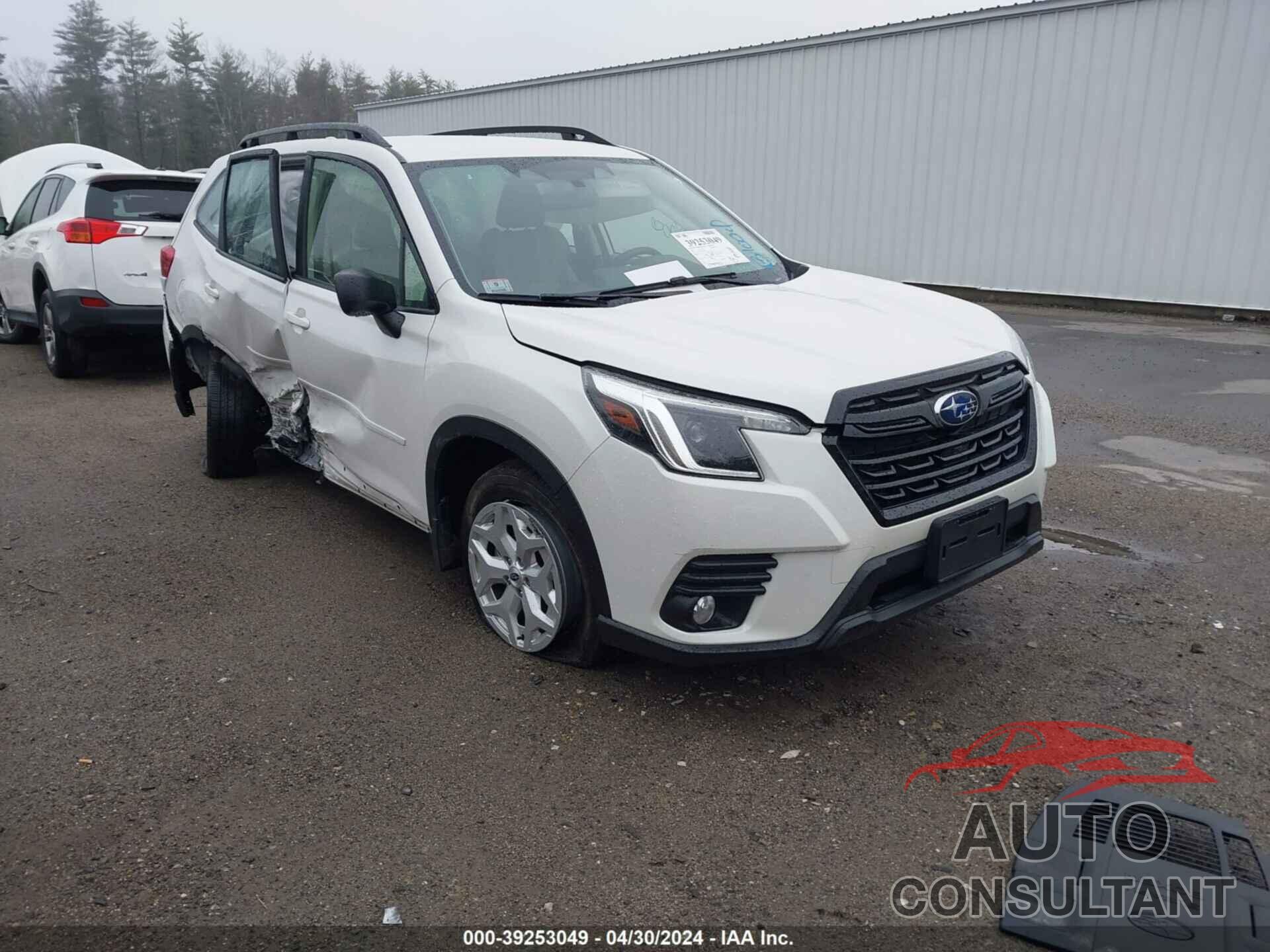 SUBARU FORESTER 2022 - JF2SKACC0NH493025