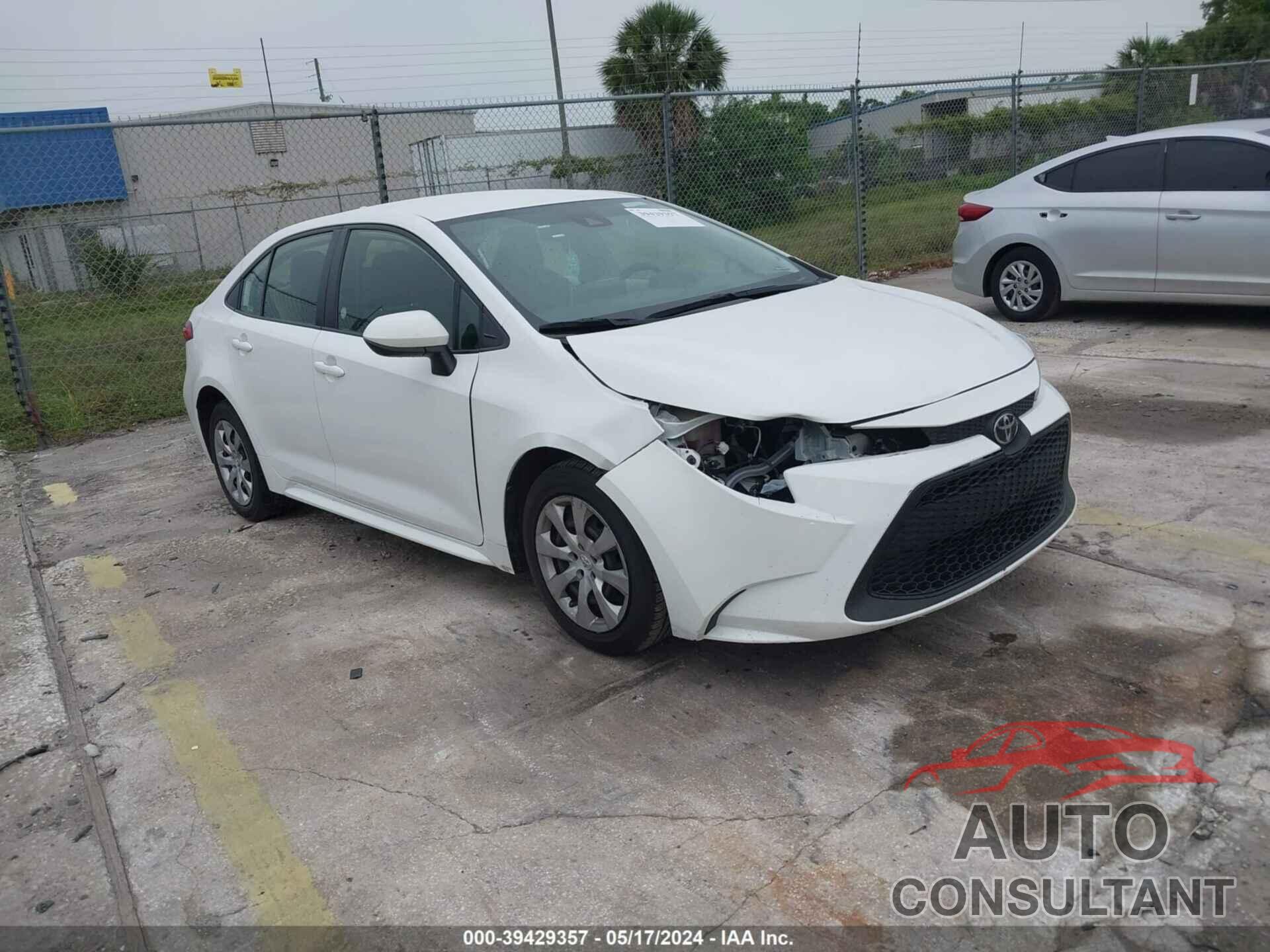 TOYOTA COROLLA 2021 - JTDEPMAE6MJ187053