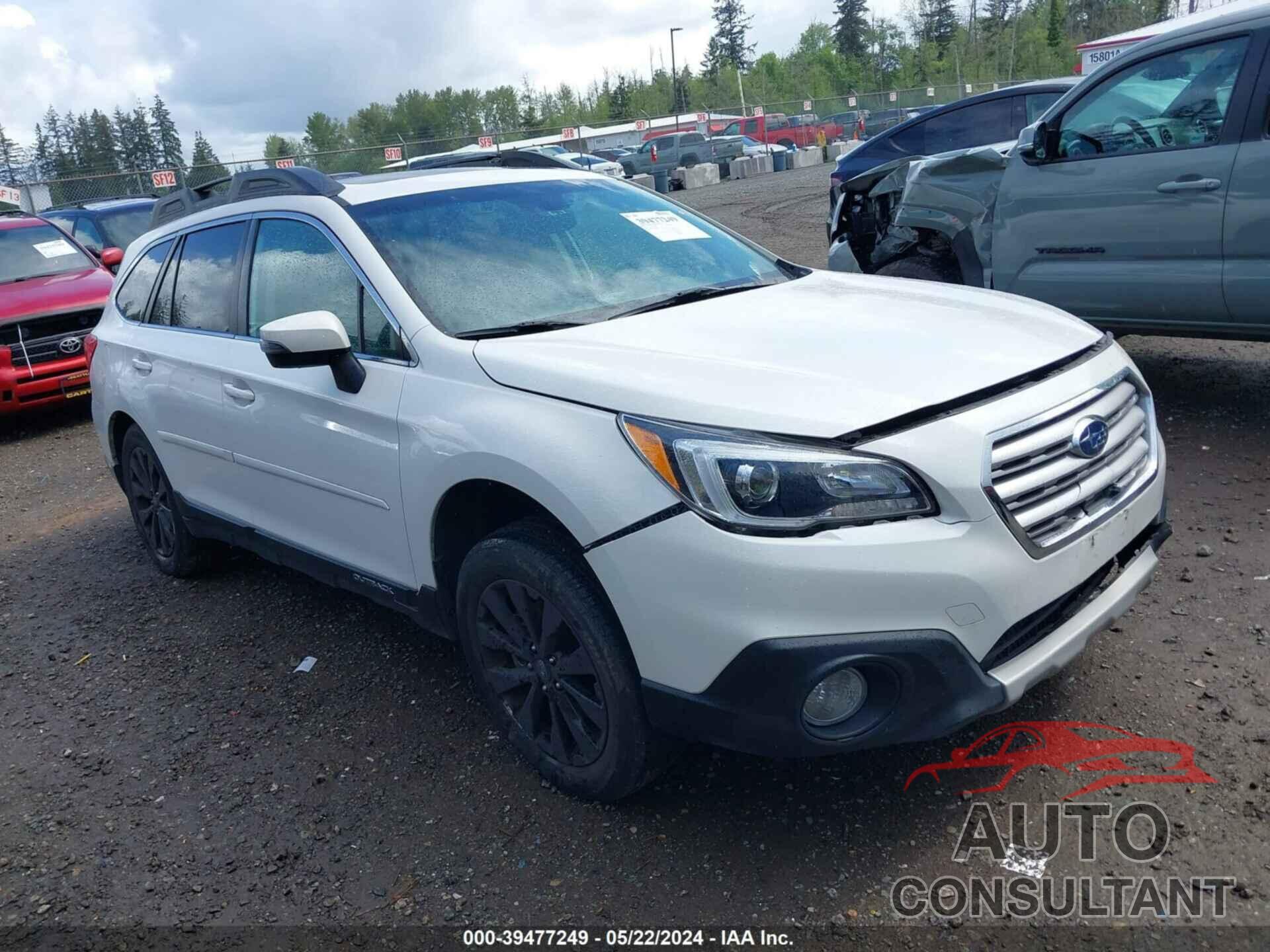 SUBARU OUTBACK 2016 - 4S4BSANC0G3348770