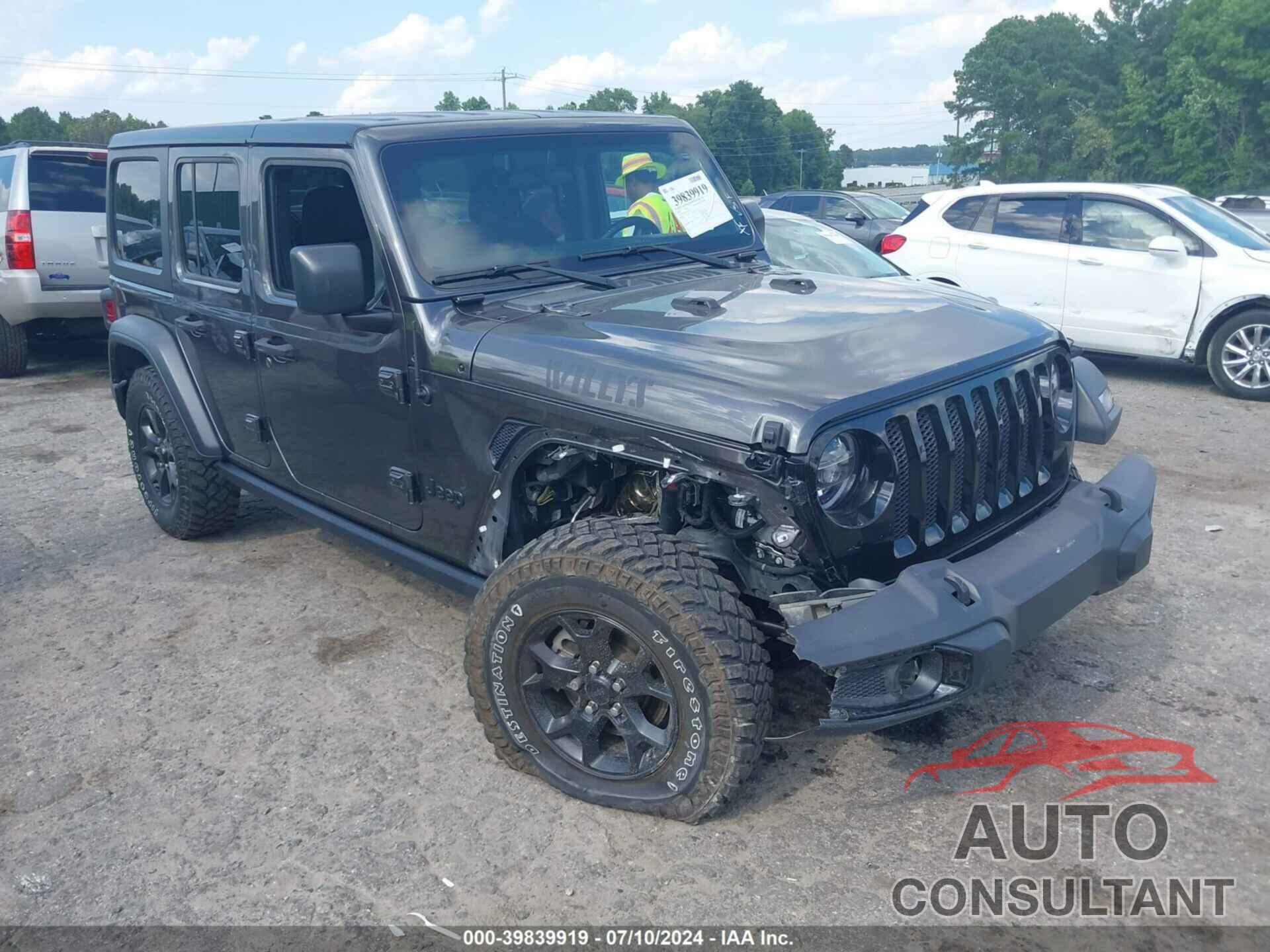 JEEP WRANGLER UNLIMITED 2020 - 1C4HJXDG5LW325535