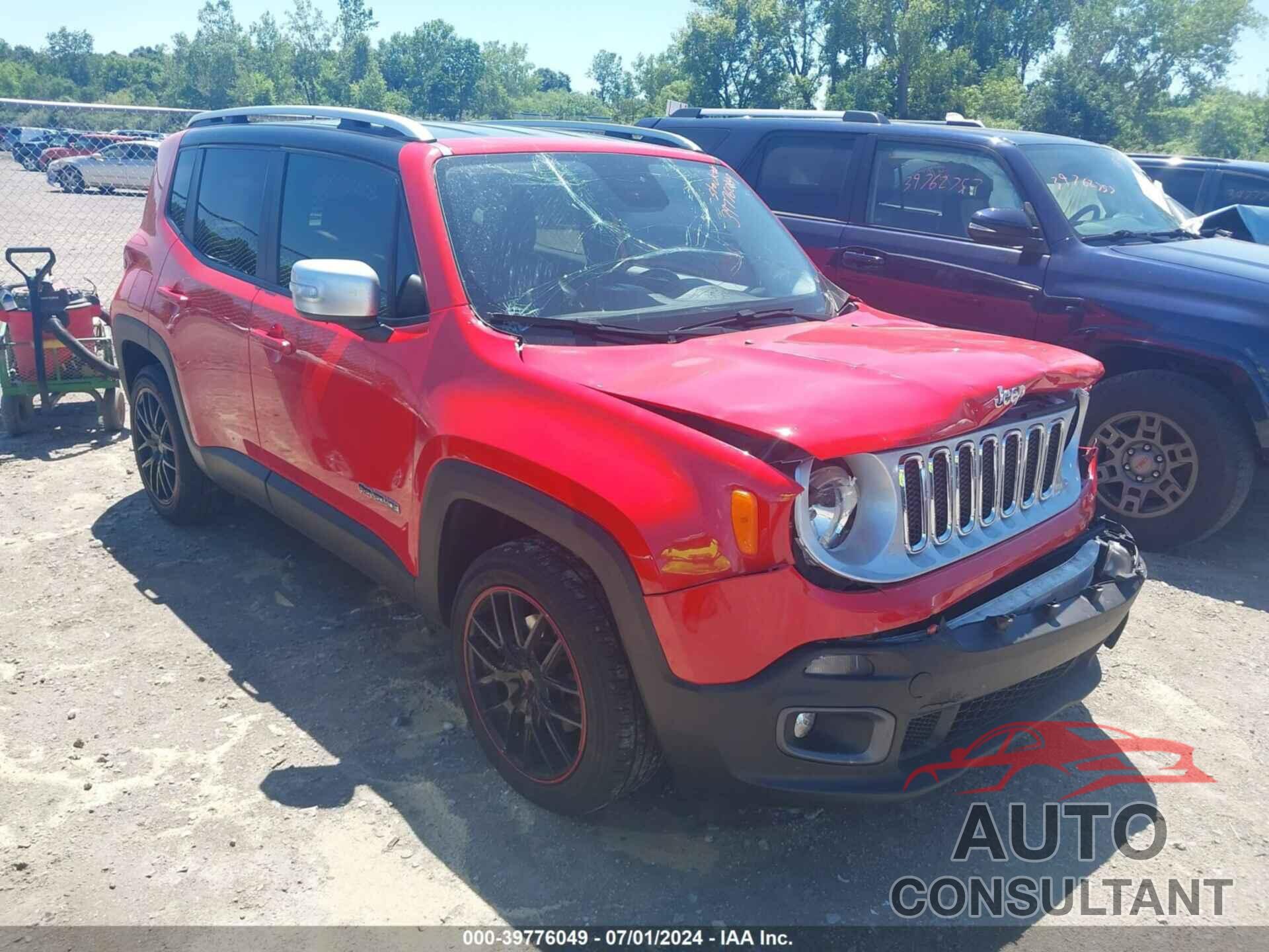 JEEP RENEGADE 2016 - ZACCJADT4GPD14274