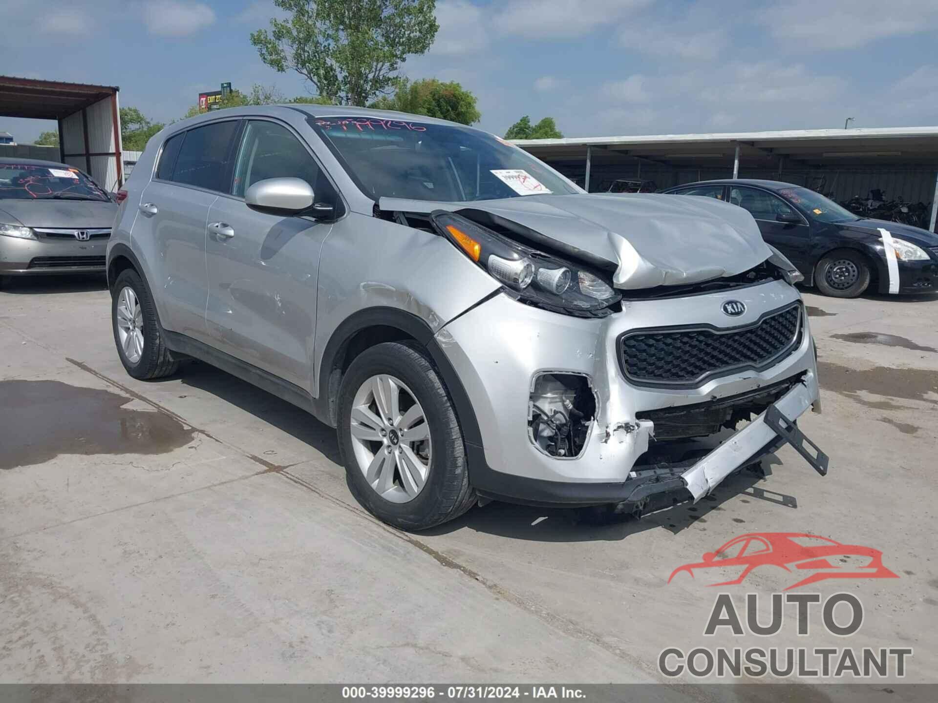 KIA SPORTAGE 2018 - KNDPM3AC5J7384508