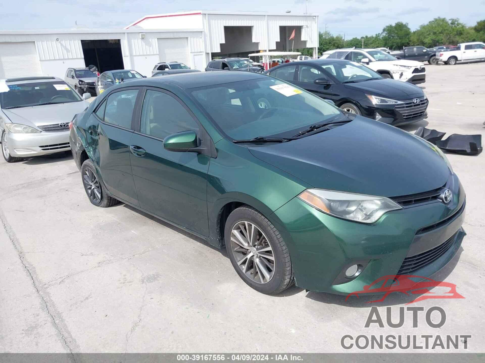 TOYOTA COROLLA 2016 - 5YFBURHE9GP428649