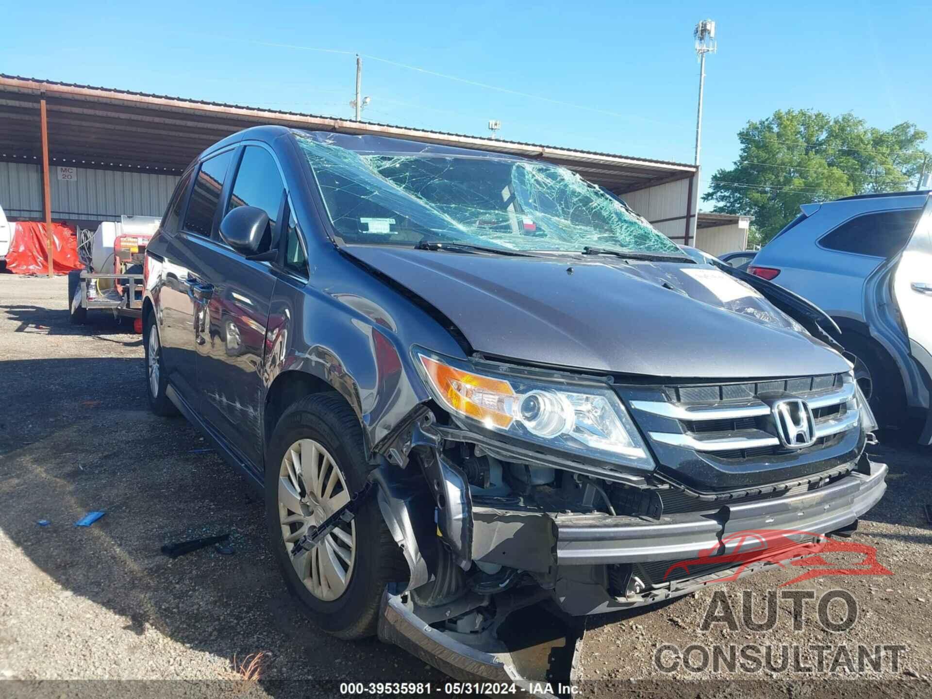 HONDA ODYSSEY 2016 - 5FNRL5H29GB145289