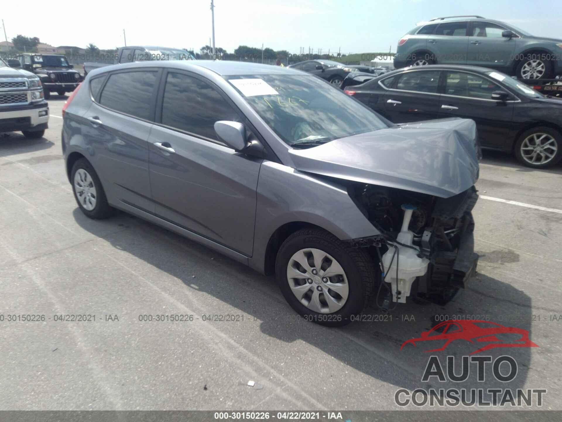 HYUNDAI ACCENT 2017 - KMHCT5AE9HU301667