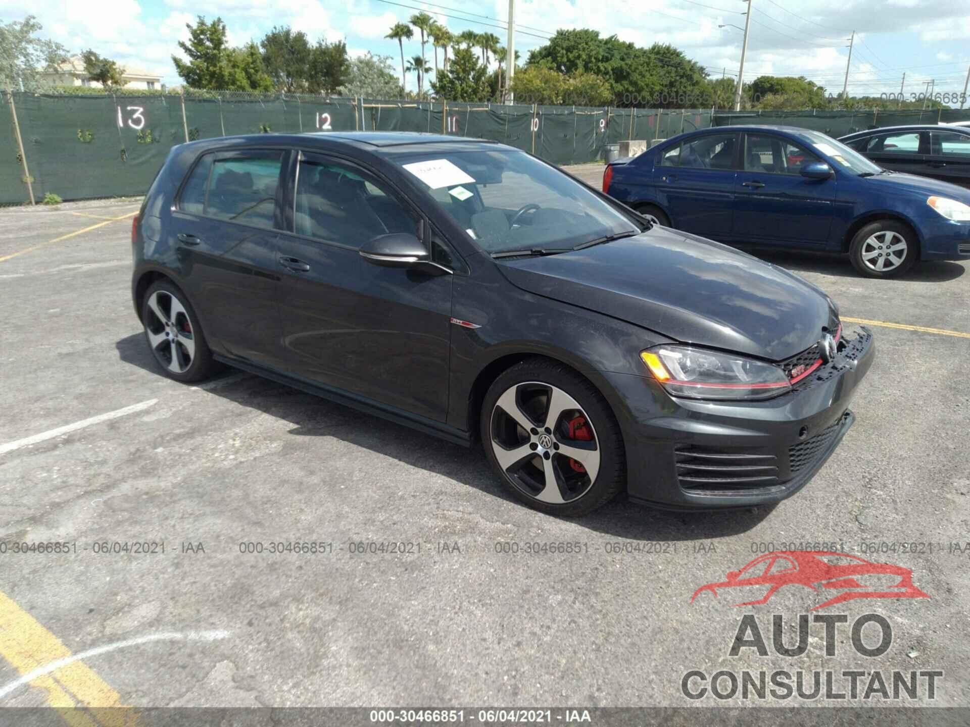 VOLKSWAGEN GOLF GTI 2017 - 3VW447AU2HM009384