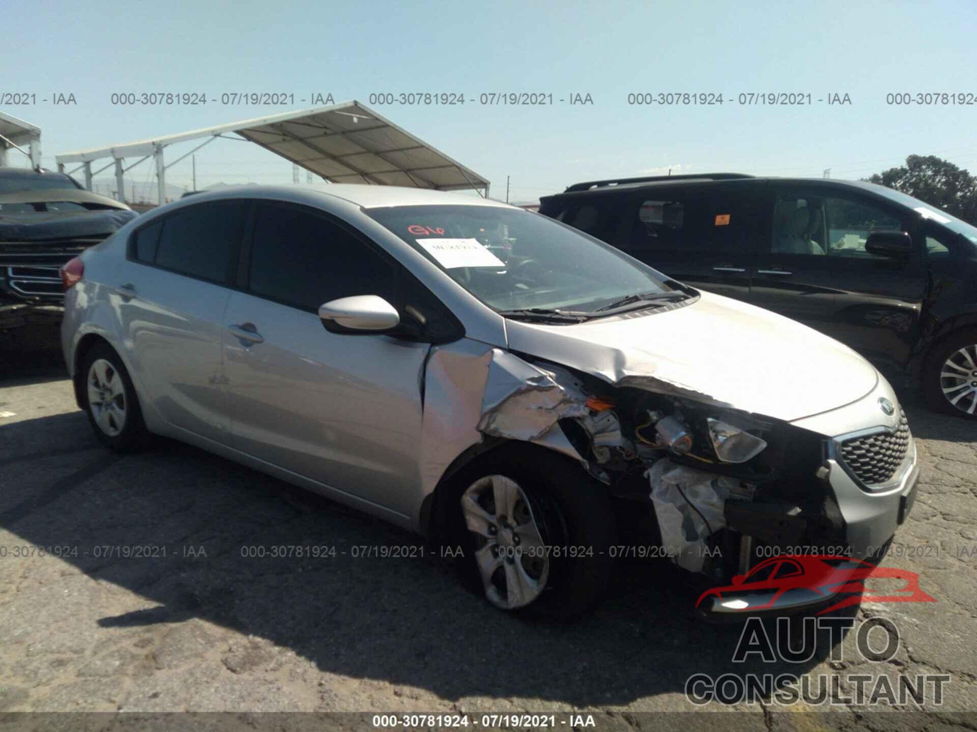 KIA FORTE 2016 - KNAFK4A61G5544127