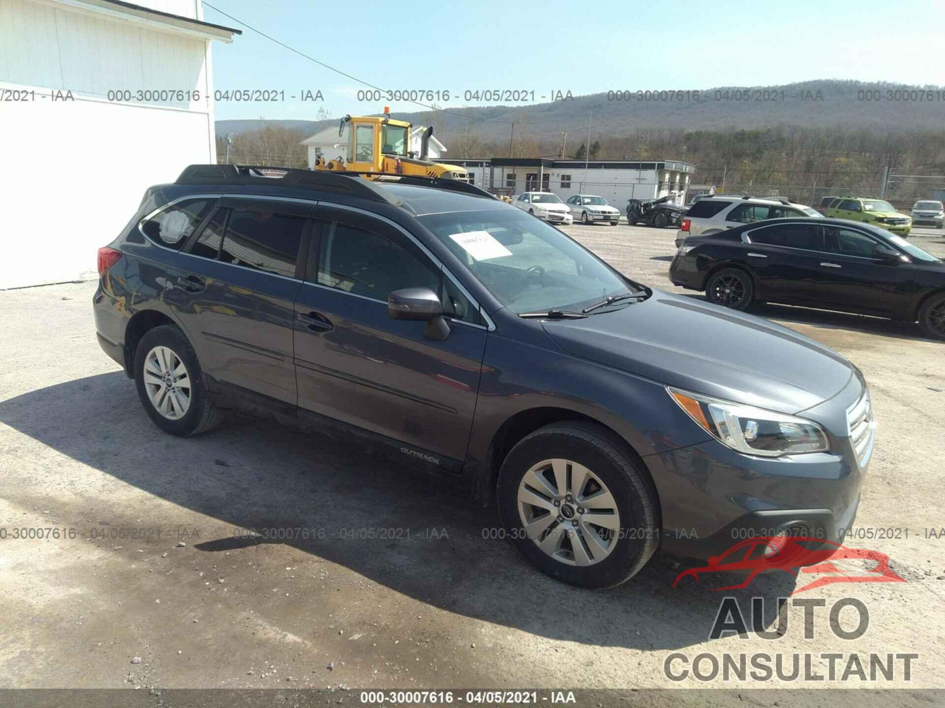 SUBARU OUTBACK 2016 - 4S4BSAHC3G3211057