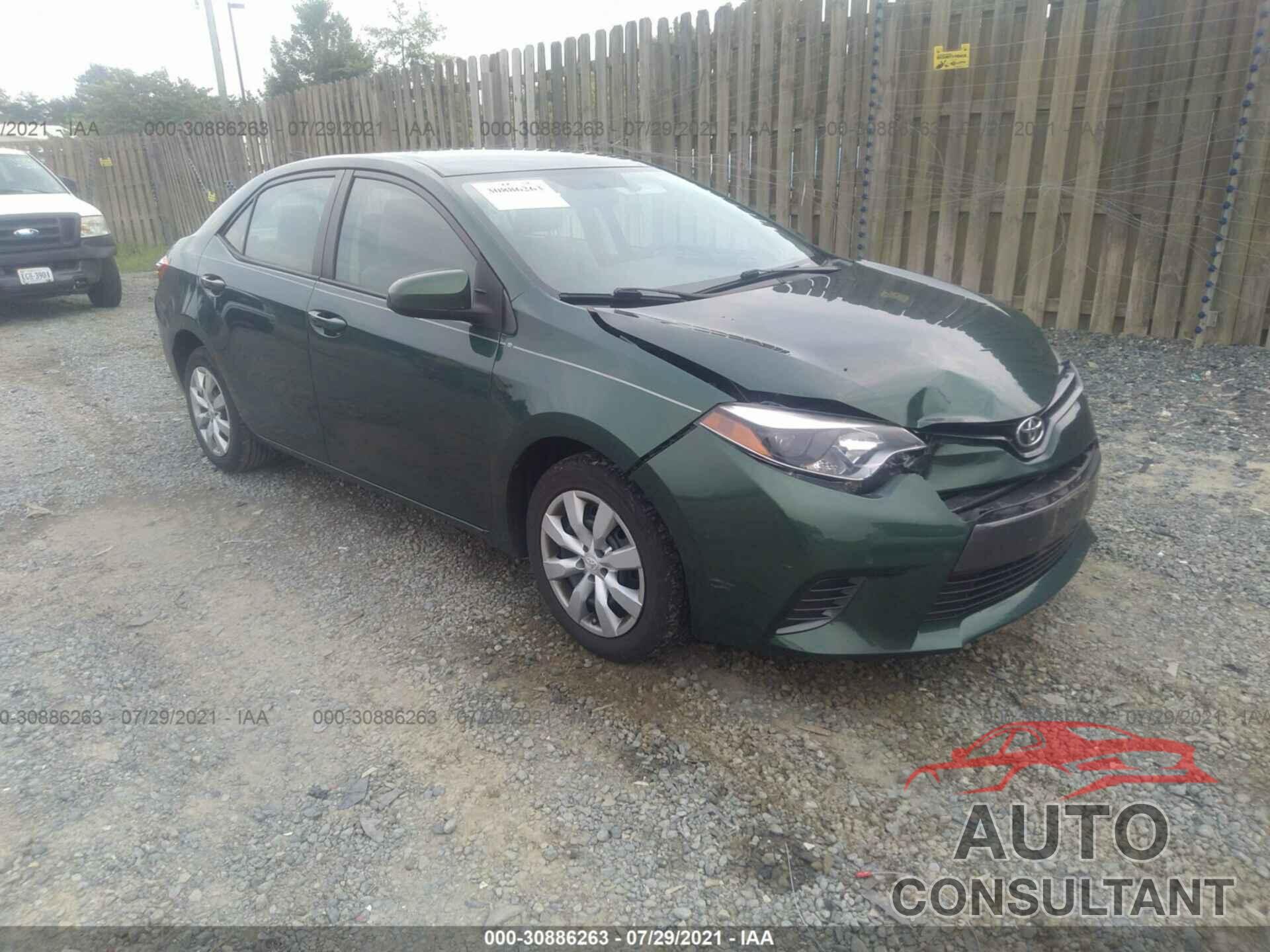 TOYOTA COROLLA 2016 - 2T1BURHE5GC520342