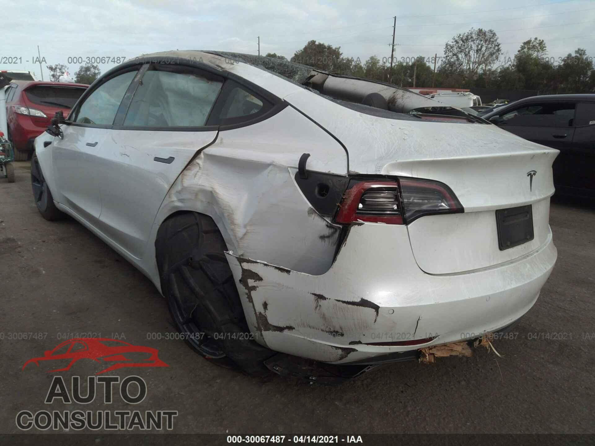 TESLA MODEL 3 2021 - 5YJ3E1EA5MF871893