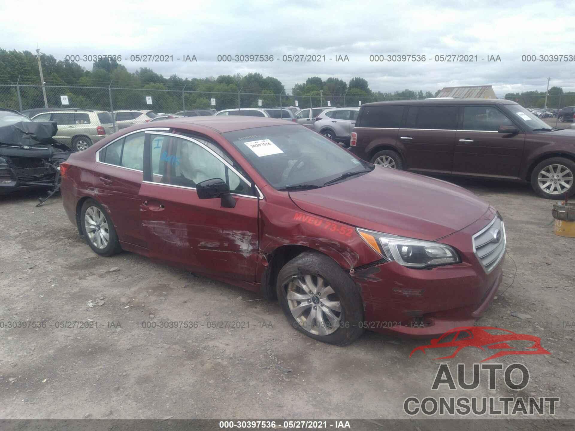 SUBARU LEGACY 2016 - 4S3BNBC61G3020823