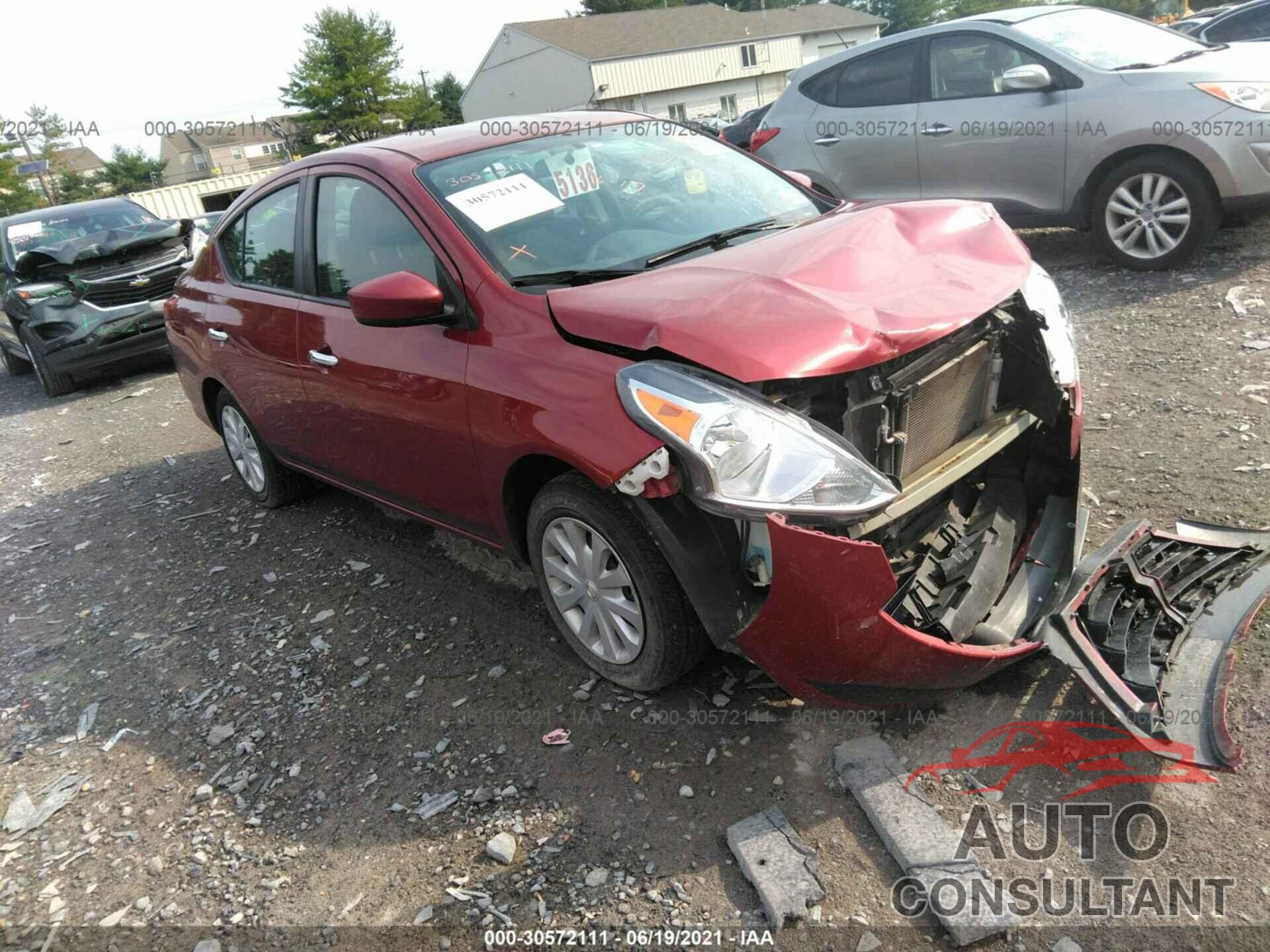 NISSAN VERSA 2016 - 3N1CN7AP7GL832616