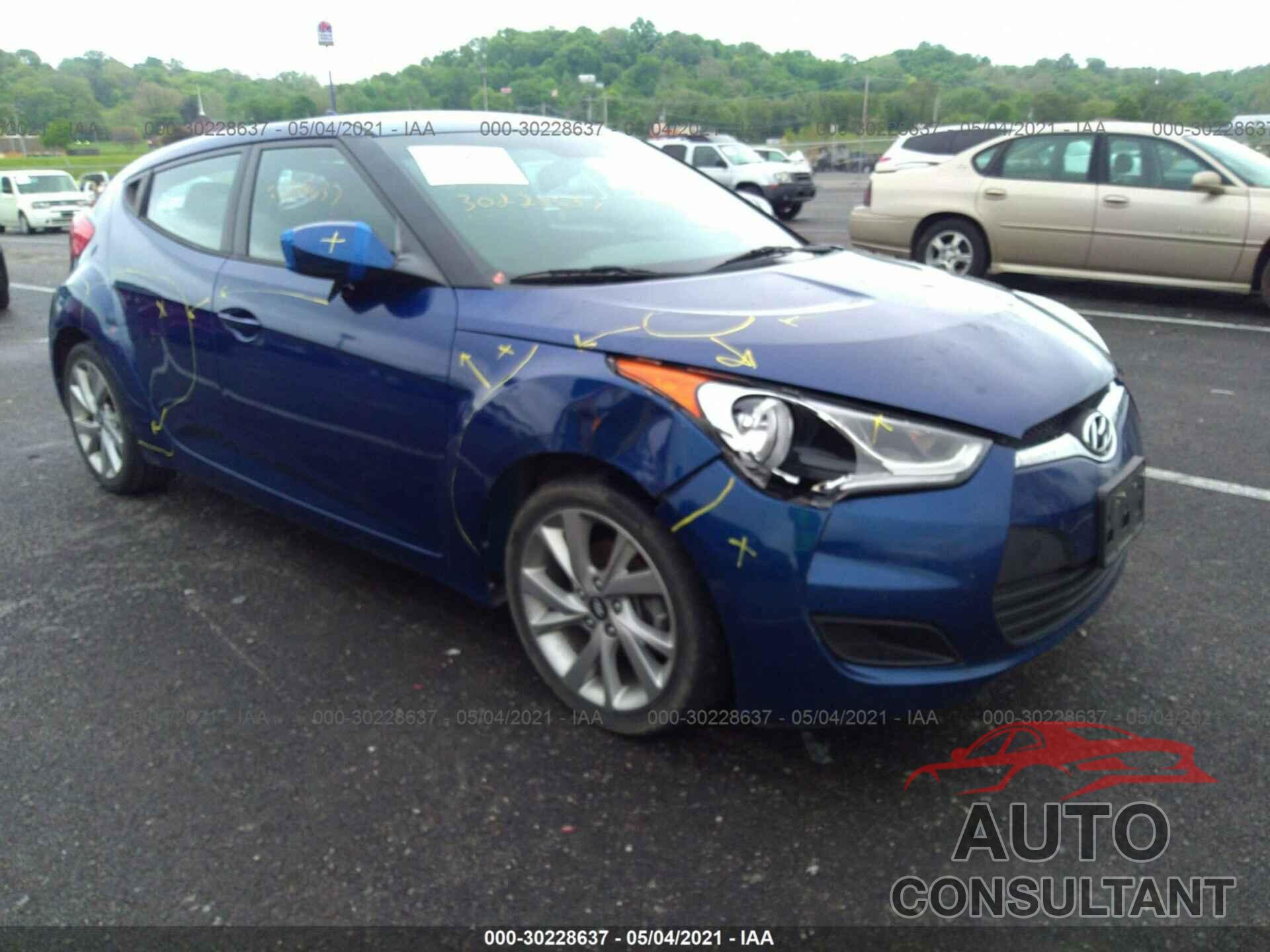 HYUNDAI VELOSTER 2016 - KMHTC6AD0GU271258