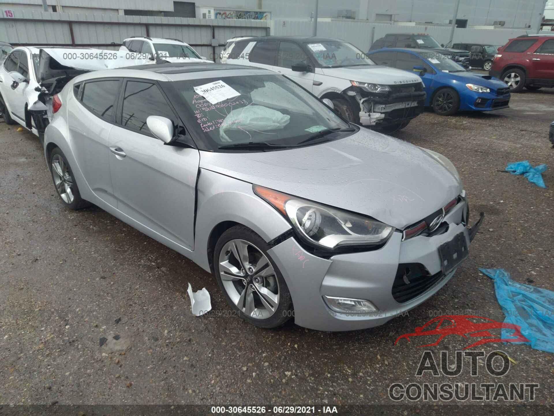 HYUNDAI VELOSTER 2016 - KMHTC6AD0GU270661