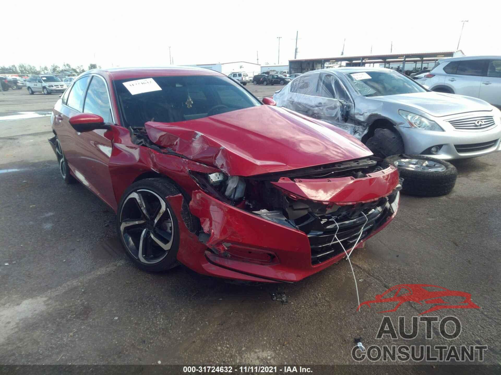 HONDA ACCORD SEDAN 2018 - 1HGCV1F37JA118744