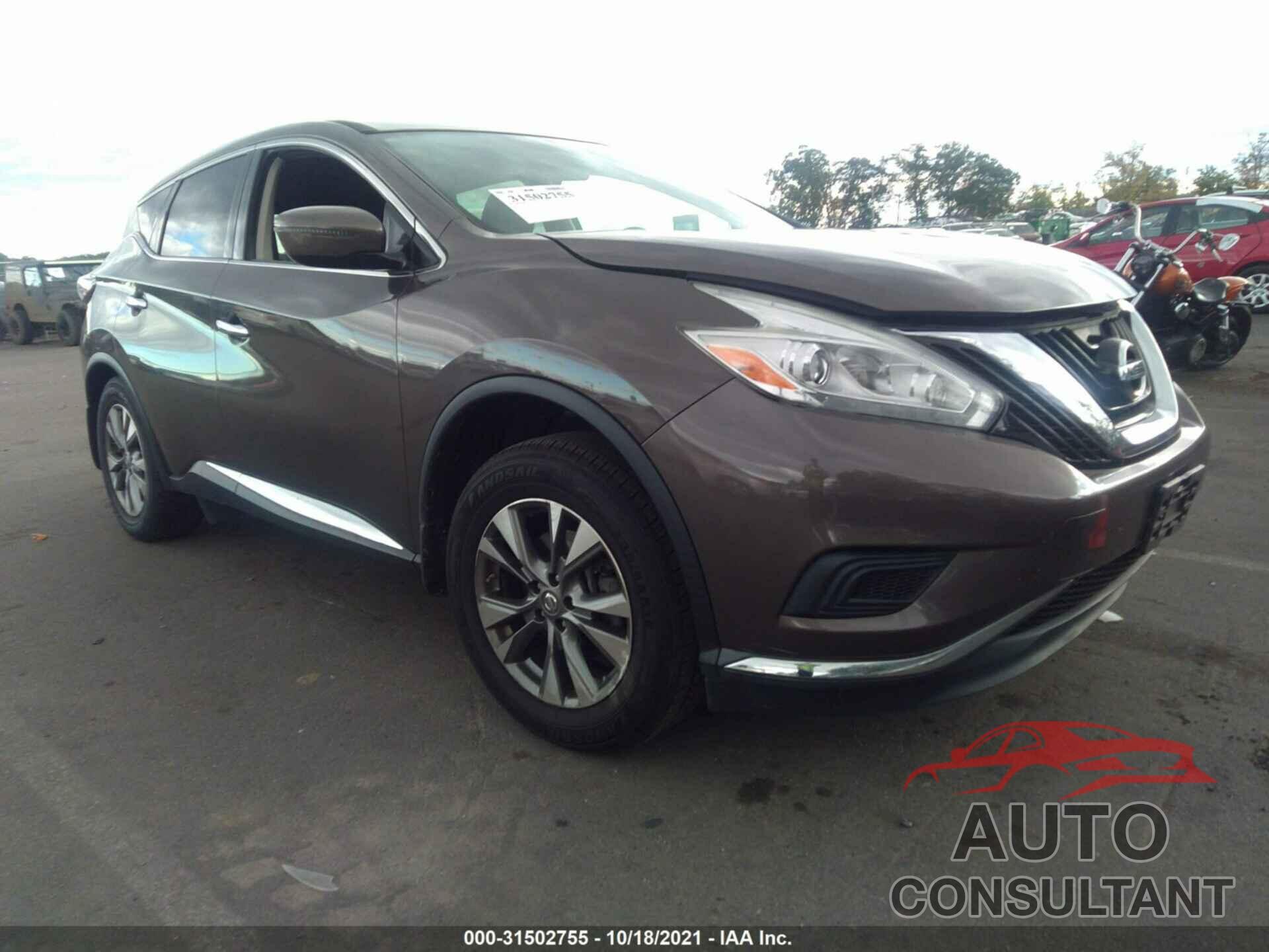 NISSAN MURANO 2016 - 5N1AZ2MG0GN124789