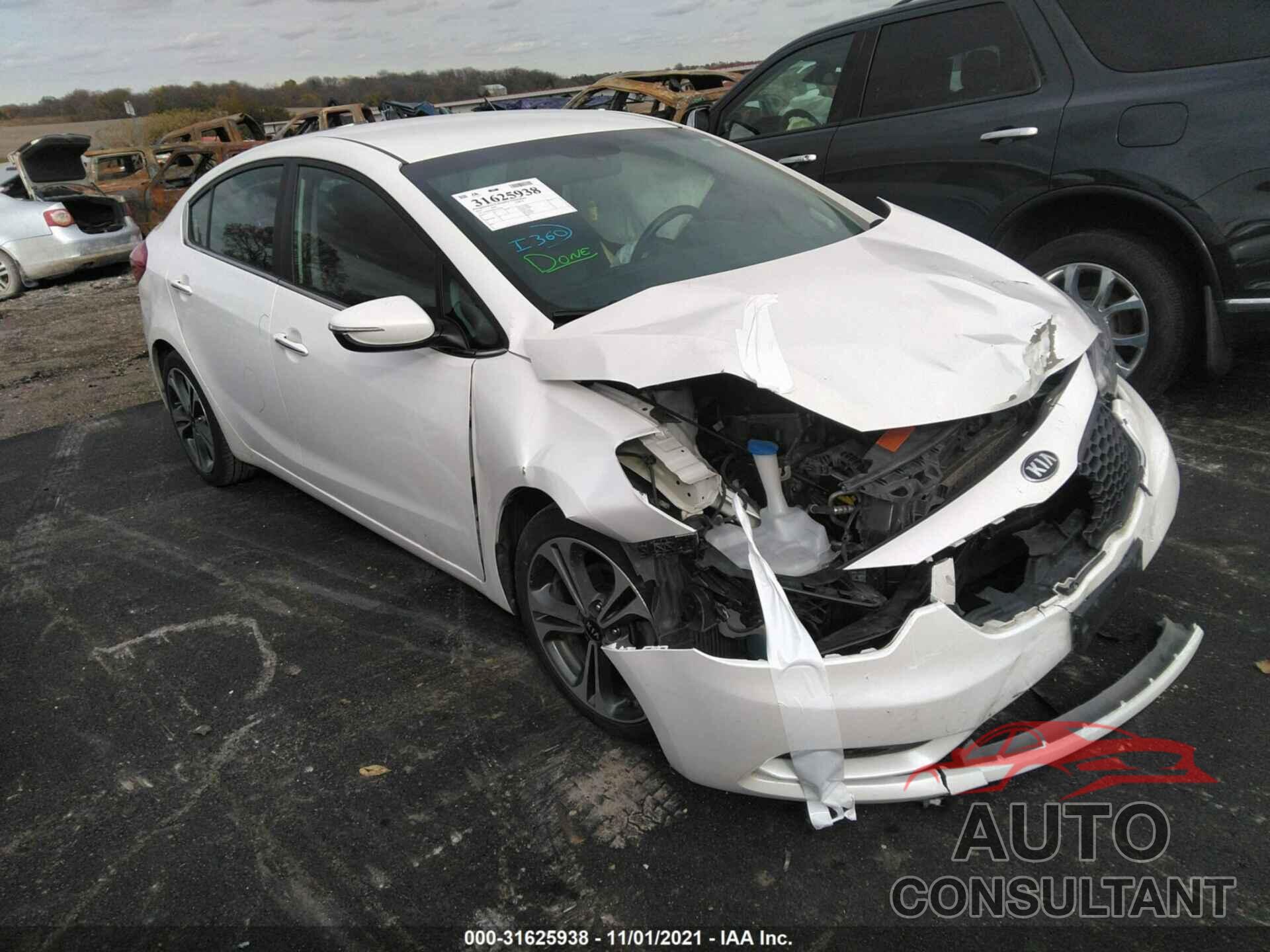 KIA FORTE 2016 - KNAFX4A89G5522038