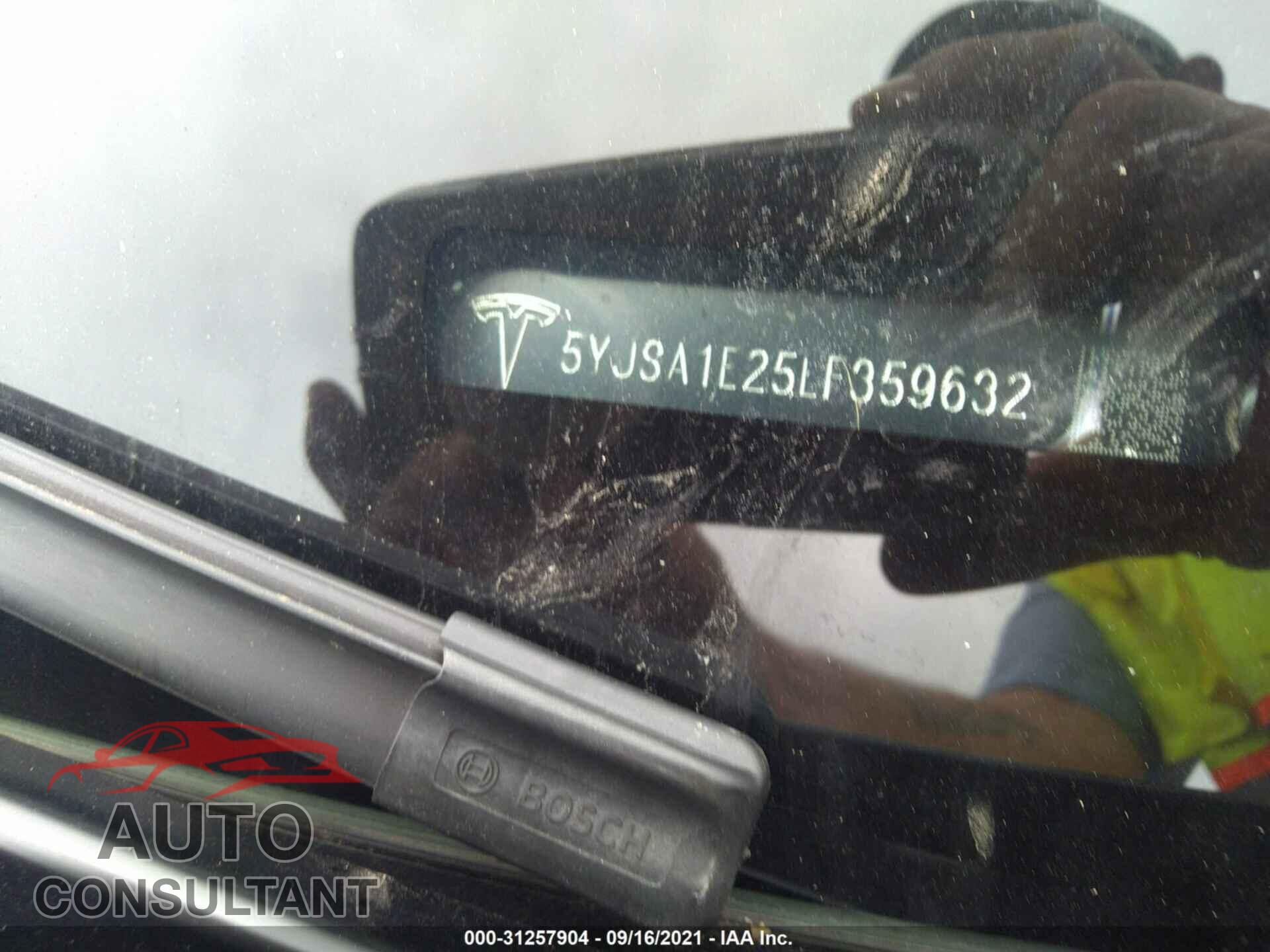 TESLA MODEL S 2020 - 5YJSA1E25LF359632