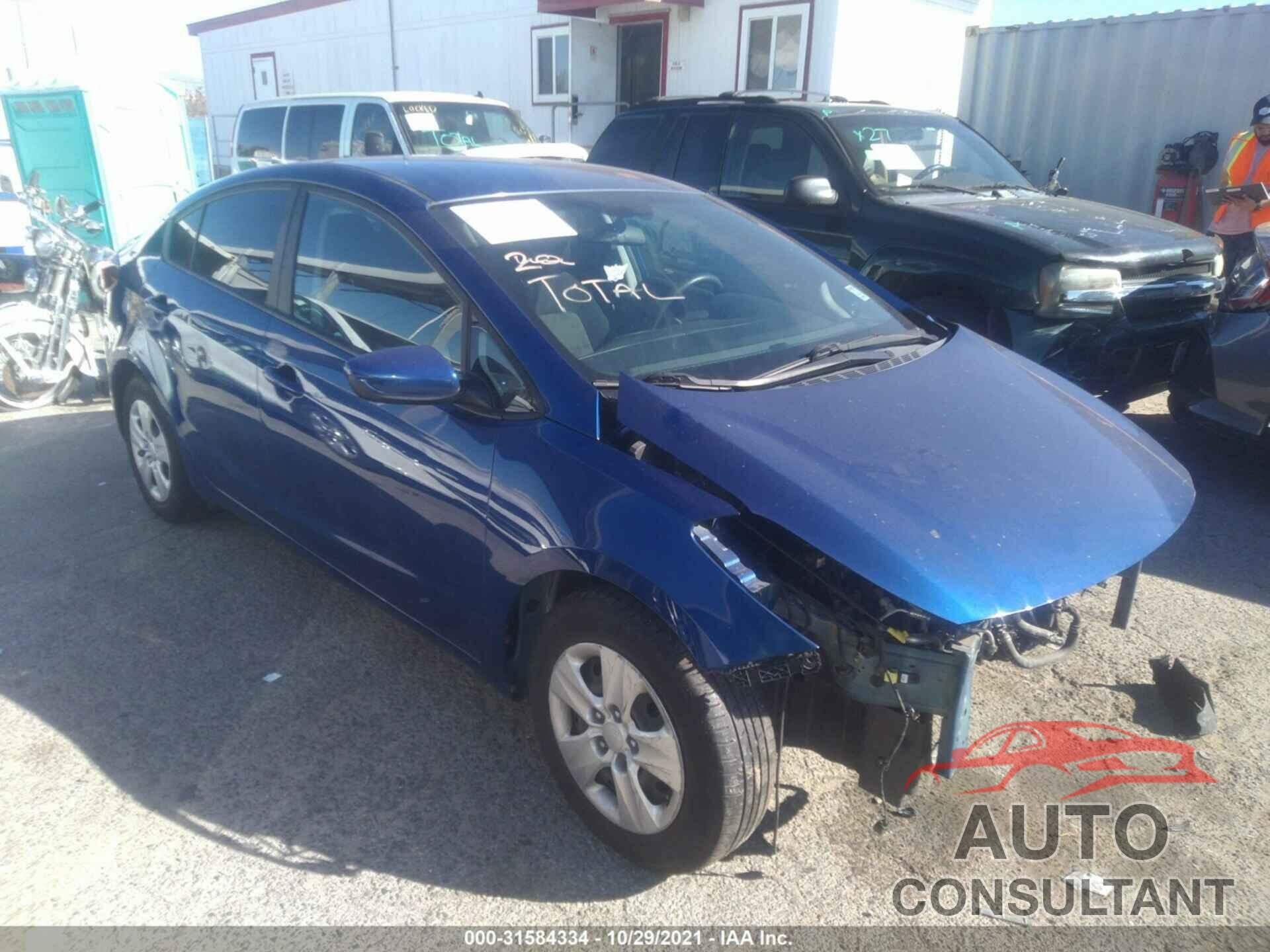 KIA FORTE 2017 - 3KPFK4A74HE036736