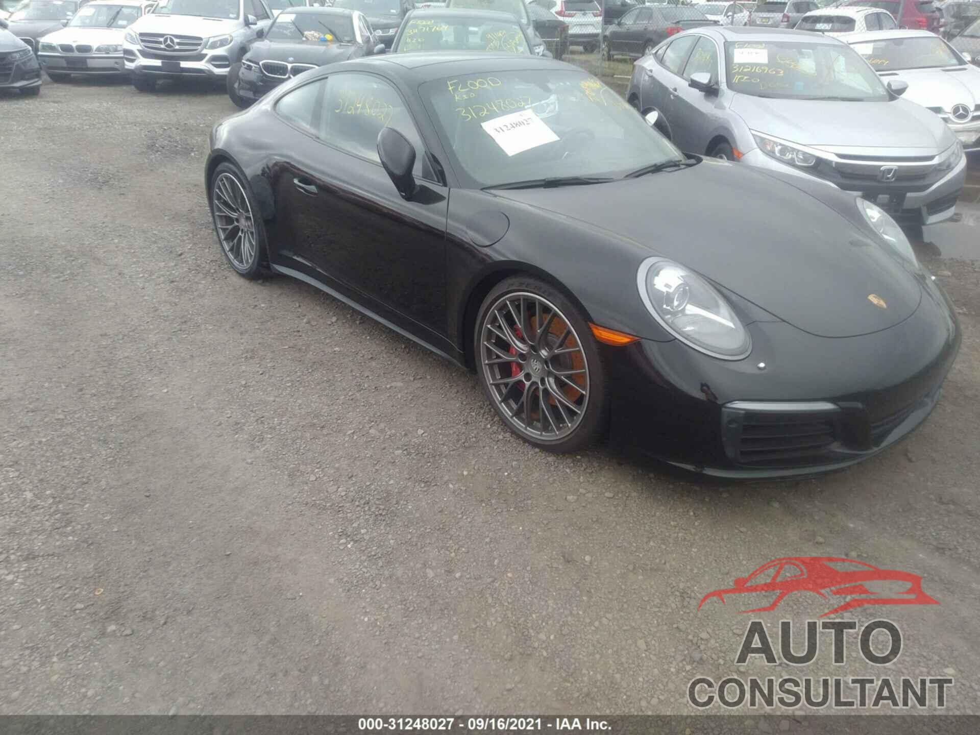 PORSCHE 911 2017 - WP0AB2A98HS125254