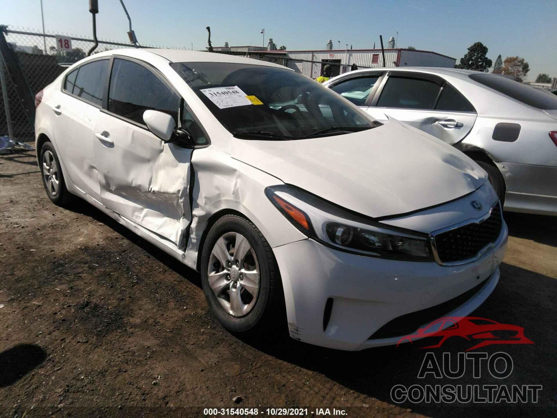 KIA FORTE 2017 - 3KPFK4A70HE042288