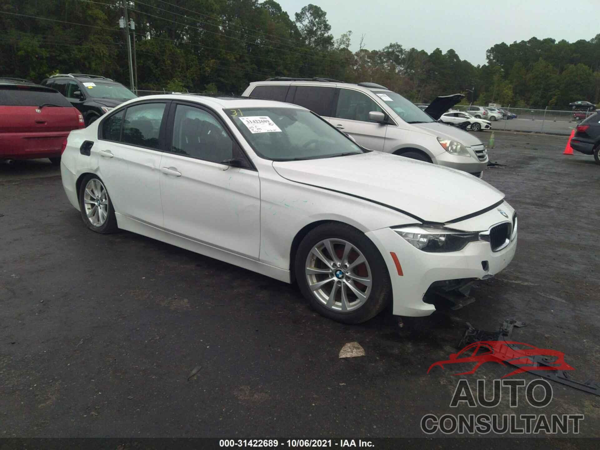 BMW 3 SERIES 2016 - WBA8E5G55GNT93572