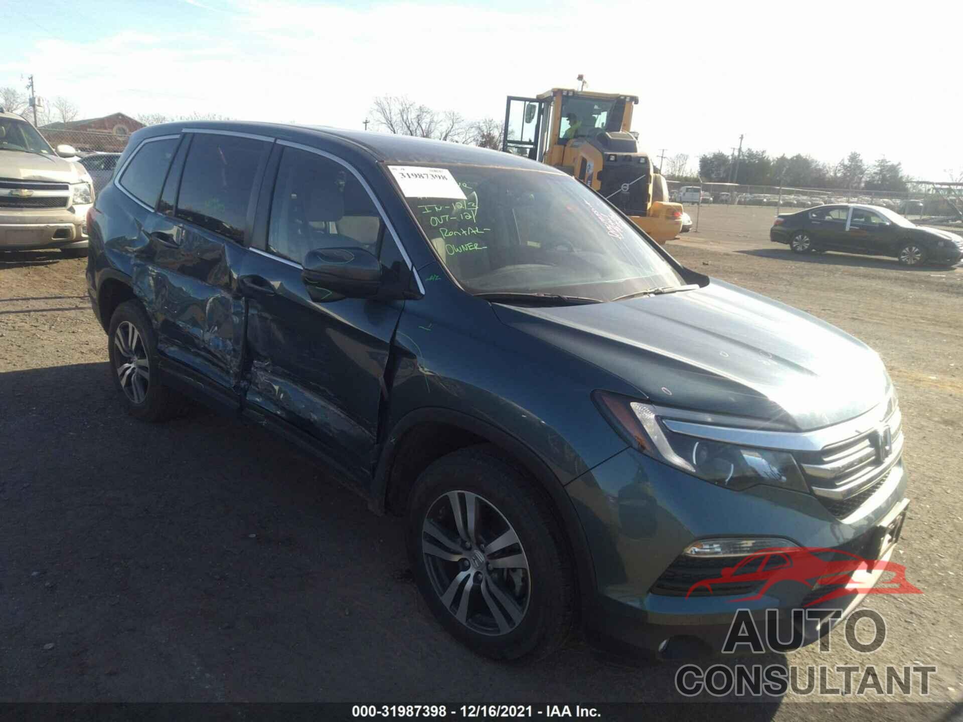 HONDA PILOT 2018 - 5FNYF6H36JB024793