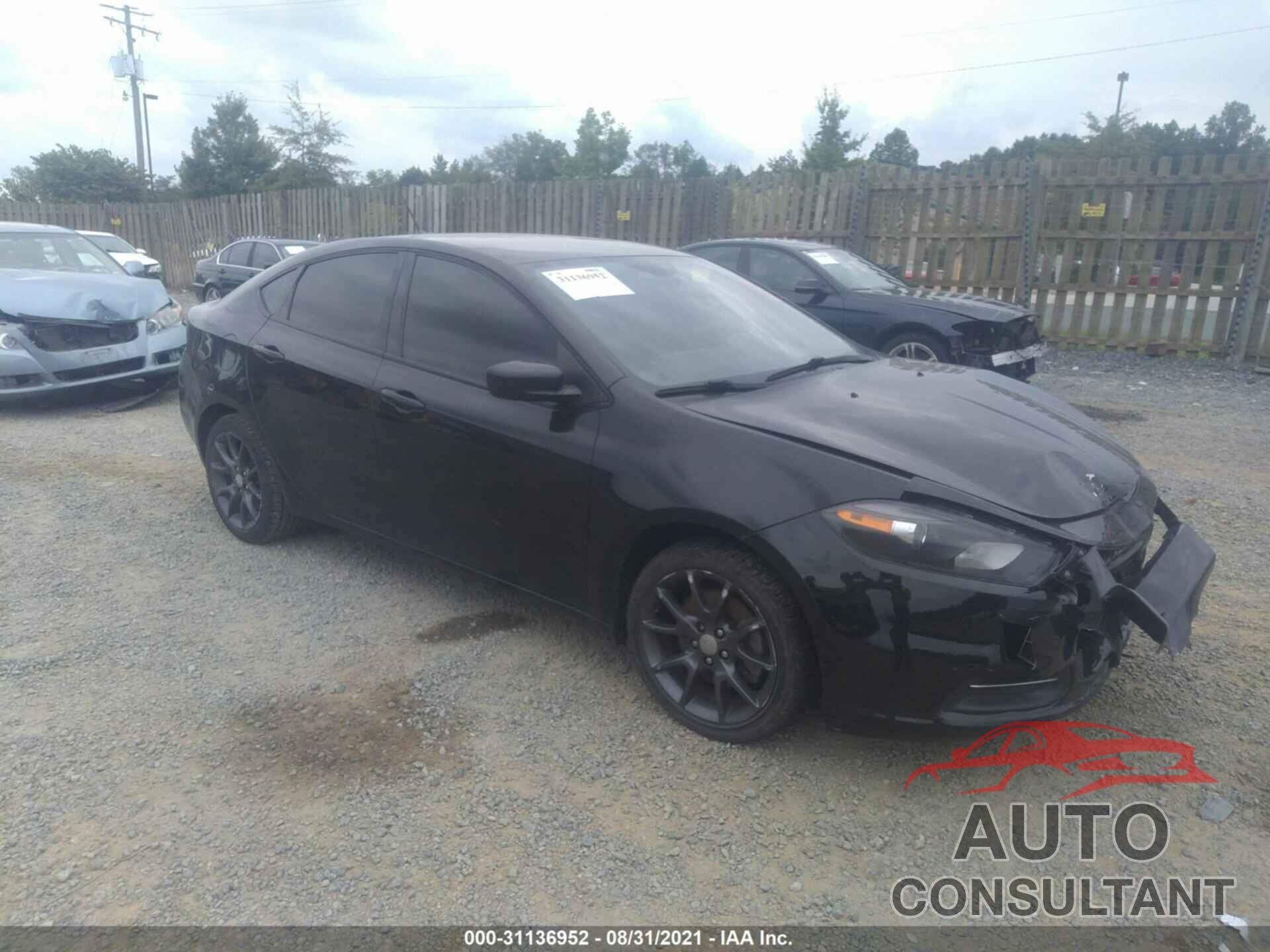 DODGE DART 2016 - 1C3CDFAAXGD608157