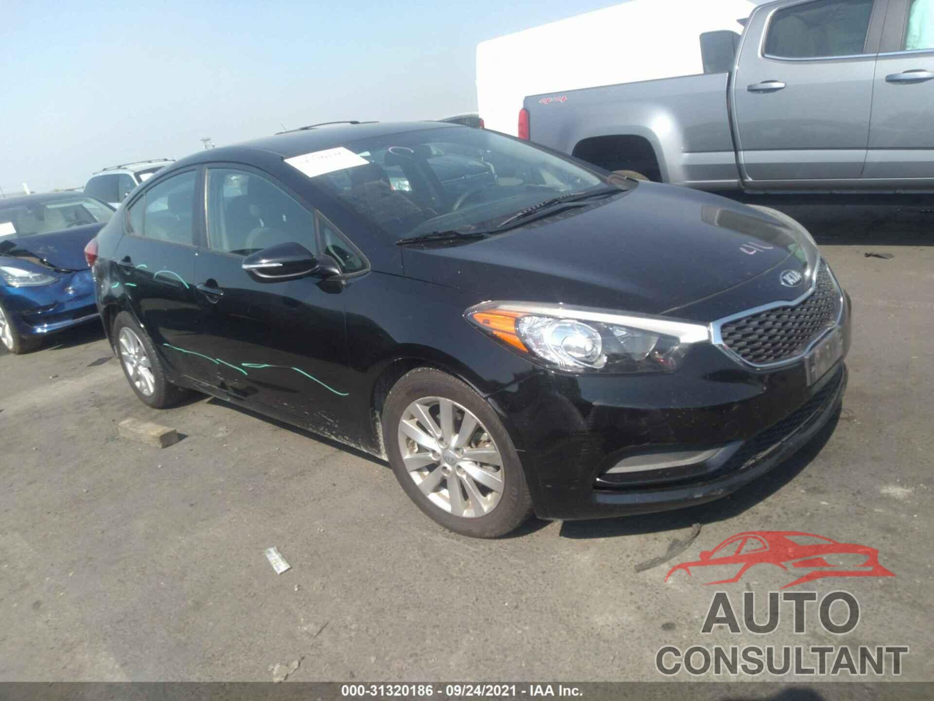 KIA FORTE 2016 - KNAFX4A62G5446306