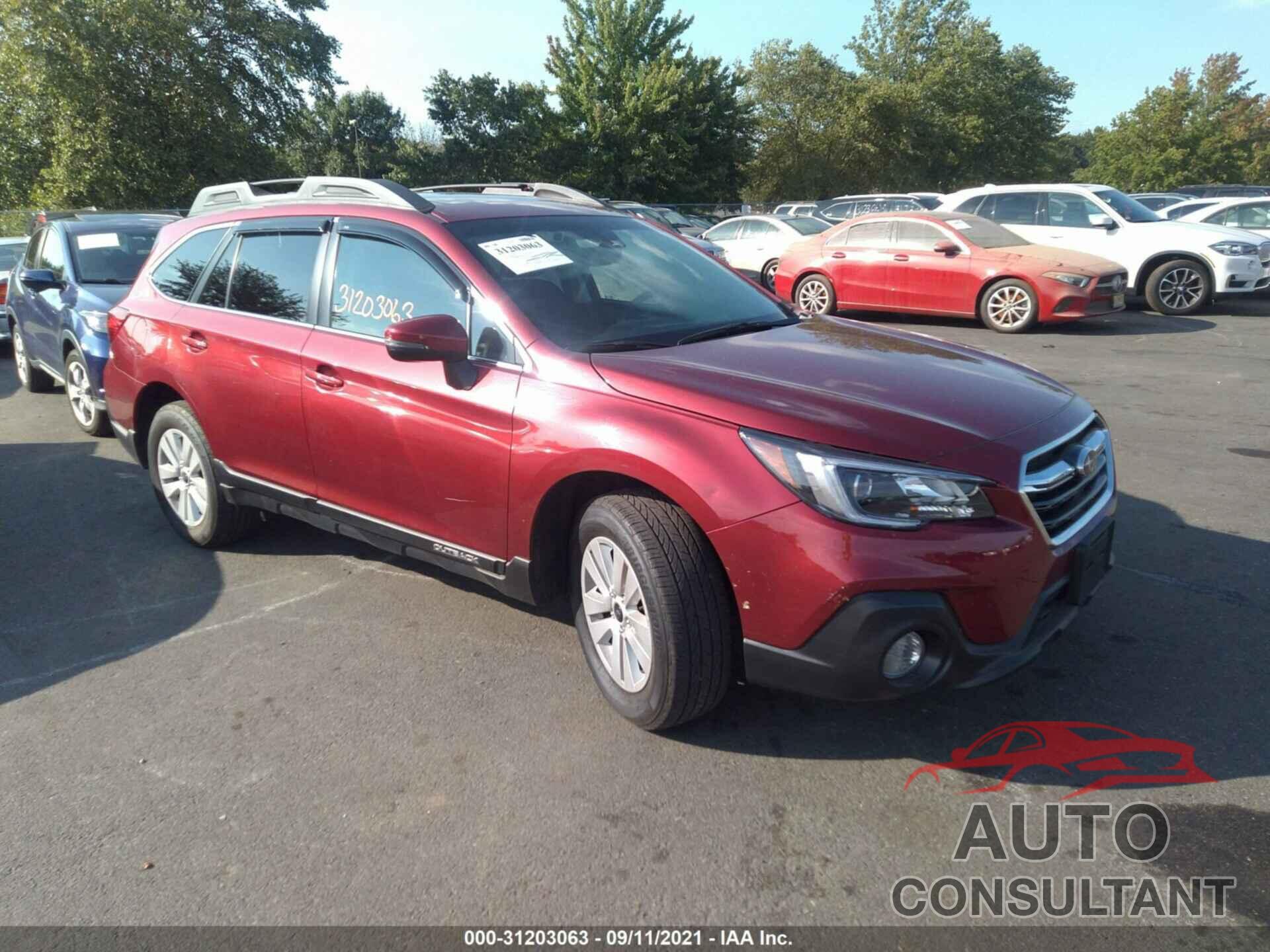 SUBARU OUTBACK 2018 - 4S4BSAHC0J3354944
