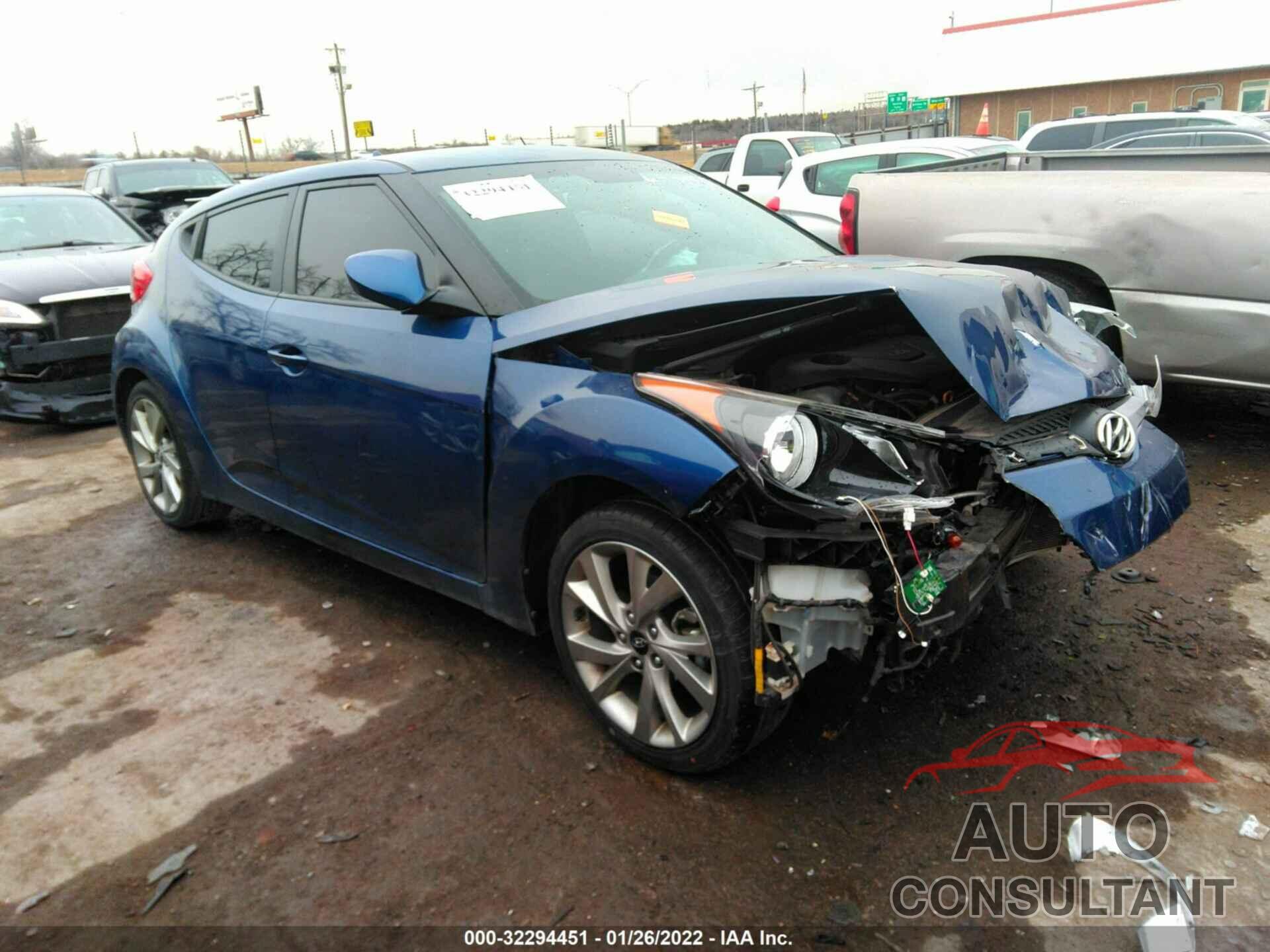 HYUNDAI VELOSTER 2016 - KMHTC6AD4GU280500