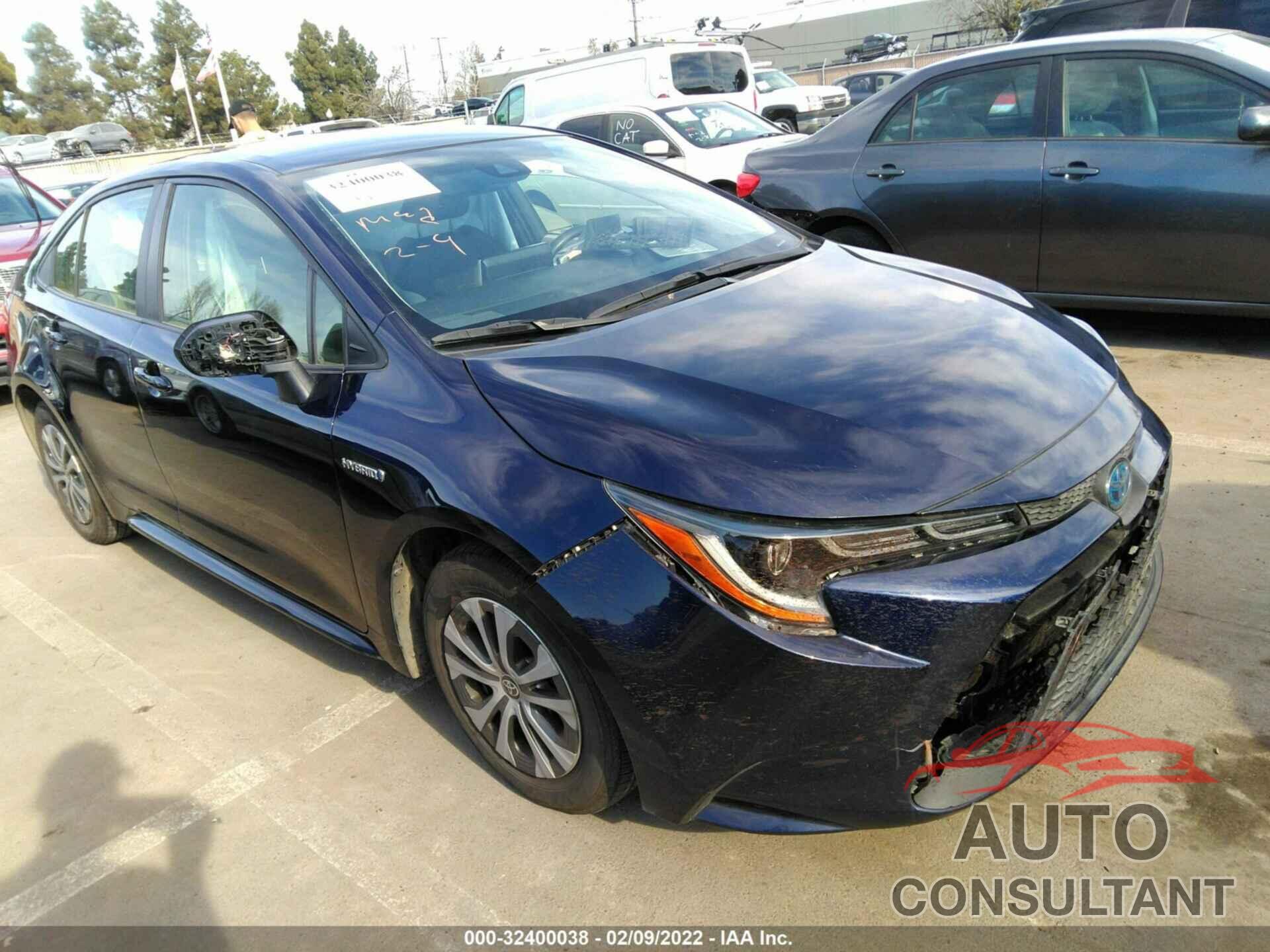 TOYOTA COROLLA 2020 - JTDEBRBE5LJ018215