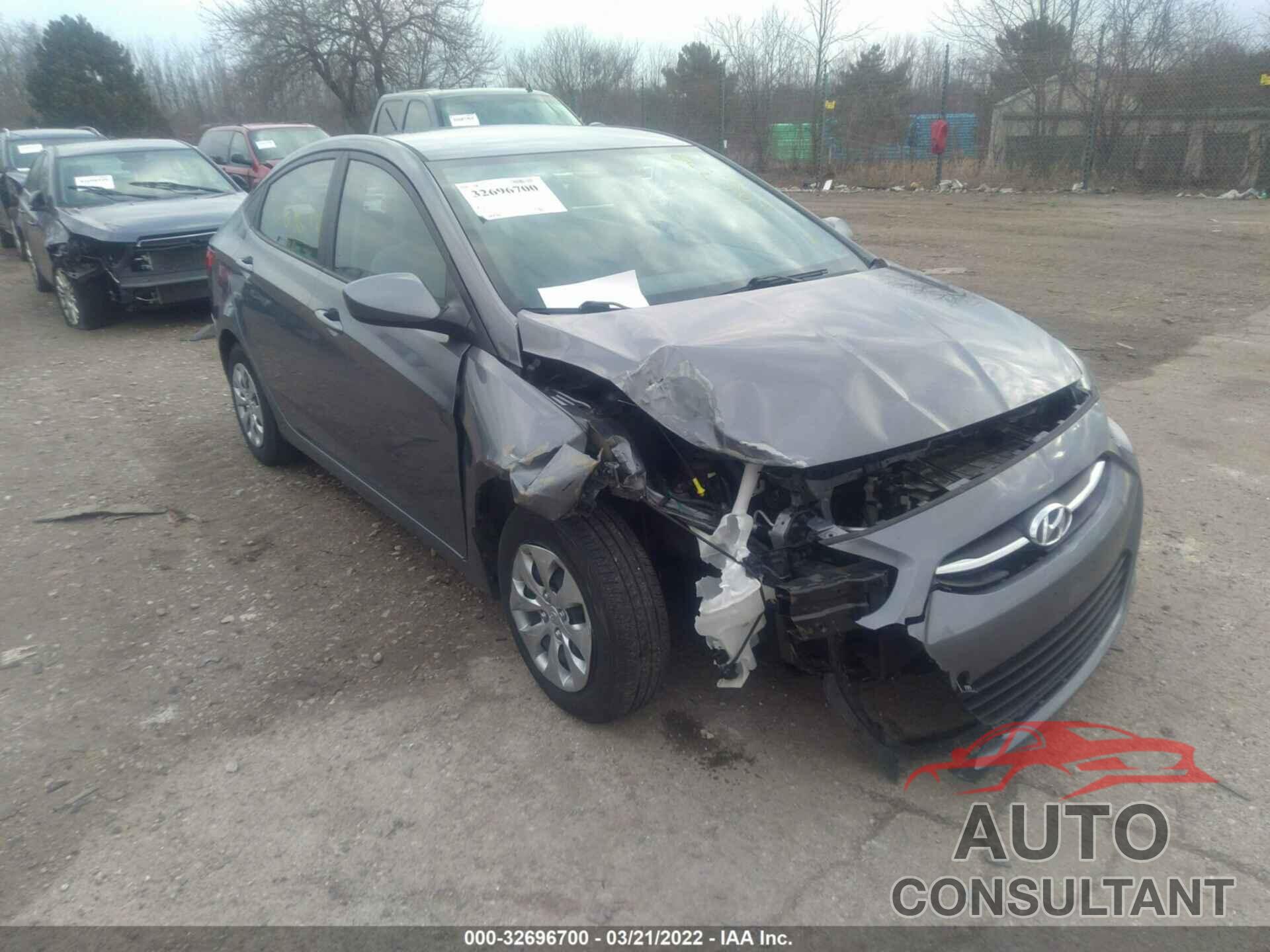 HYUNDAI ACCENT 2017 - KMHCT4AE3HU311346