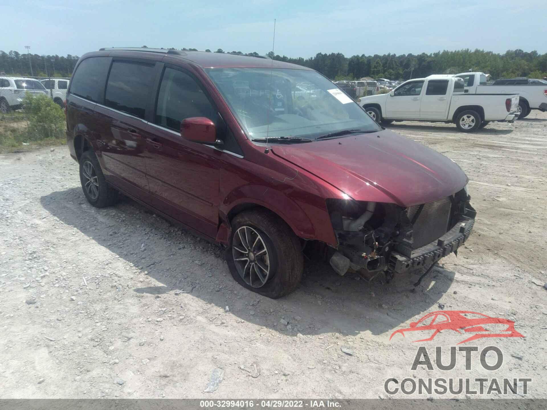 DODGE GRAND CARAVAN 2017 - 2C4RDGCG3HR567043