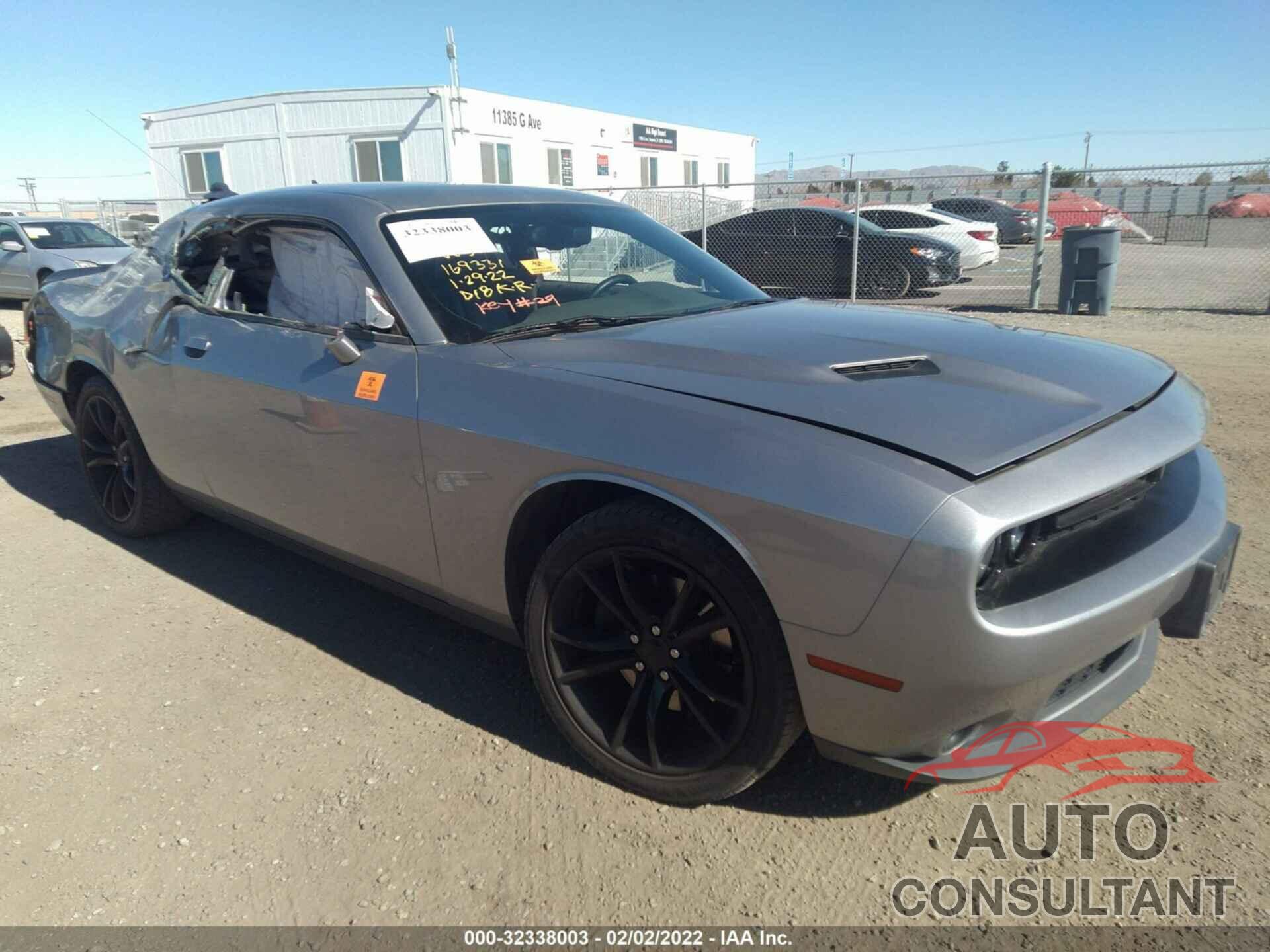 DODGE CHALLENGER 2016 - 2C3CDZAGXGH323032