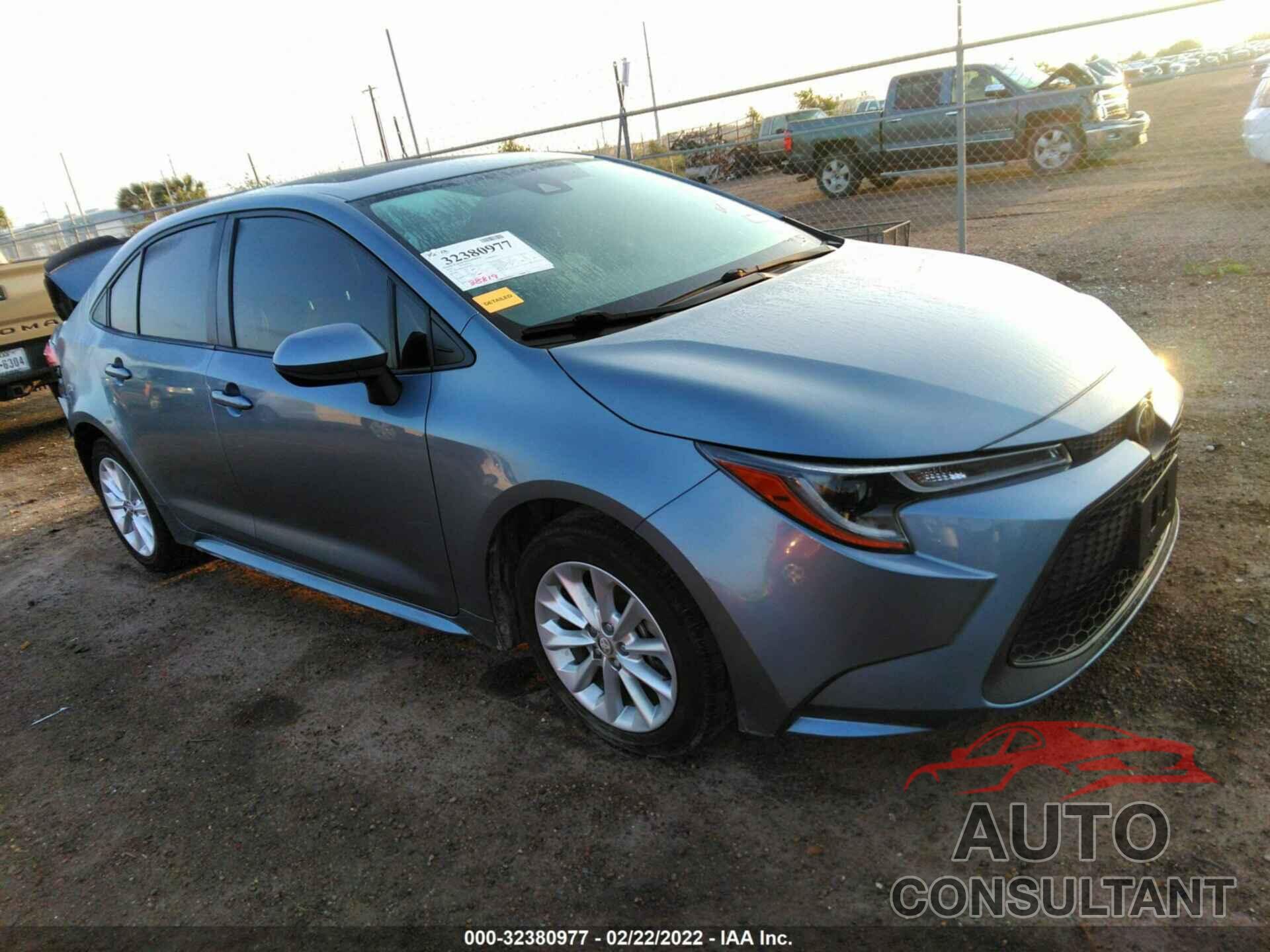 TOYOTA COROLLA 2020 - JTDHPRAE8LJ019505