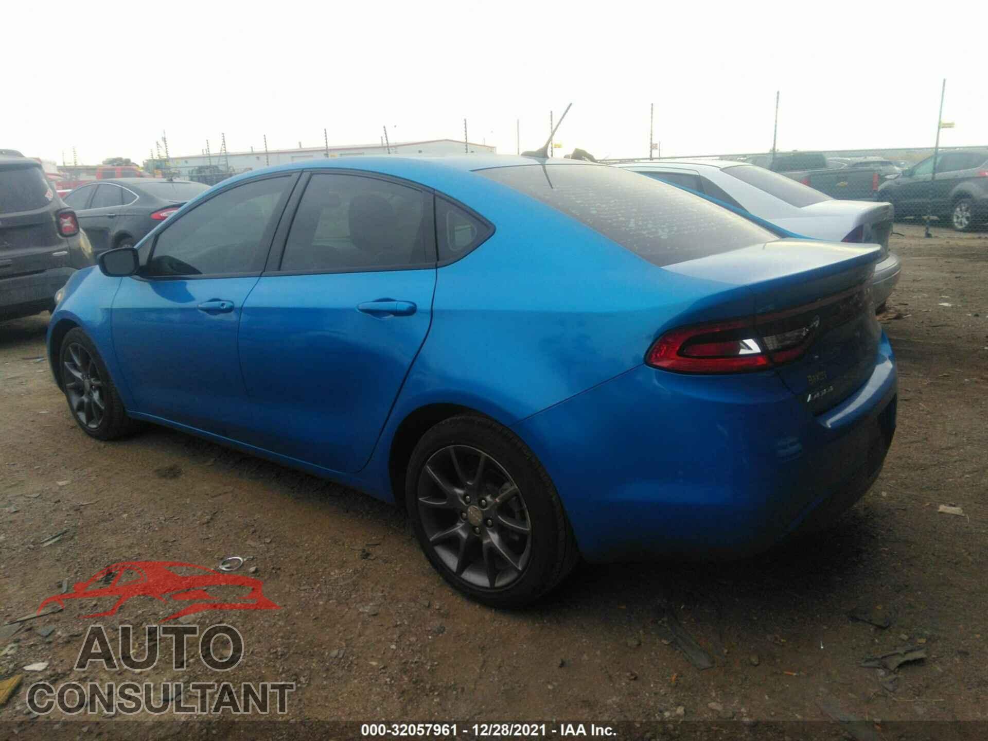 DODGE DART 2016 - 1C3CDFAA2GD684567