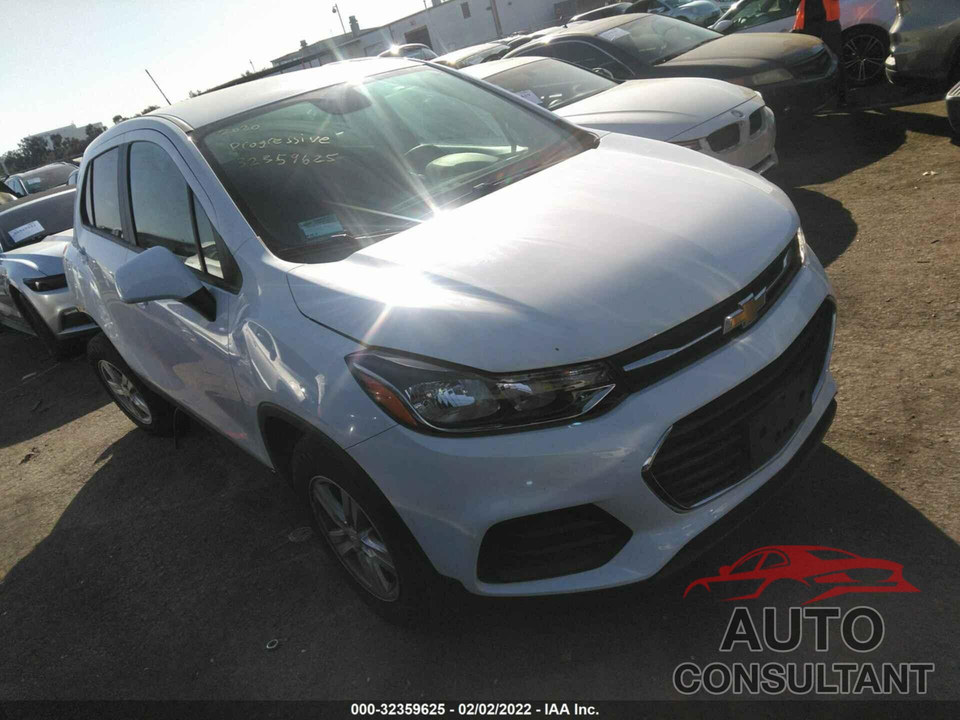 CHEVROLET TRAX 2020 - KL7CJKSB0LB325824