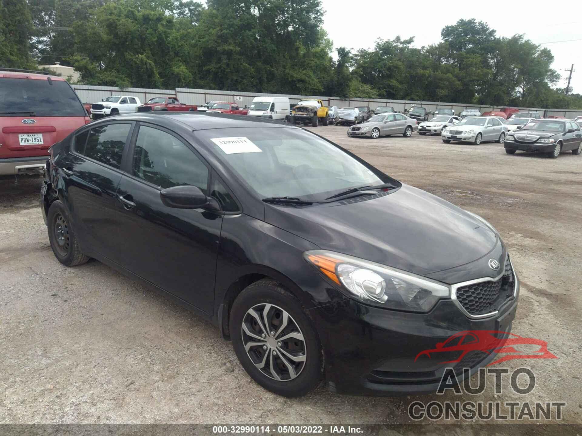 KIA FORTE 2016 - KNAFK4A62G5523271