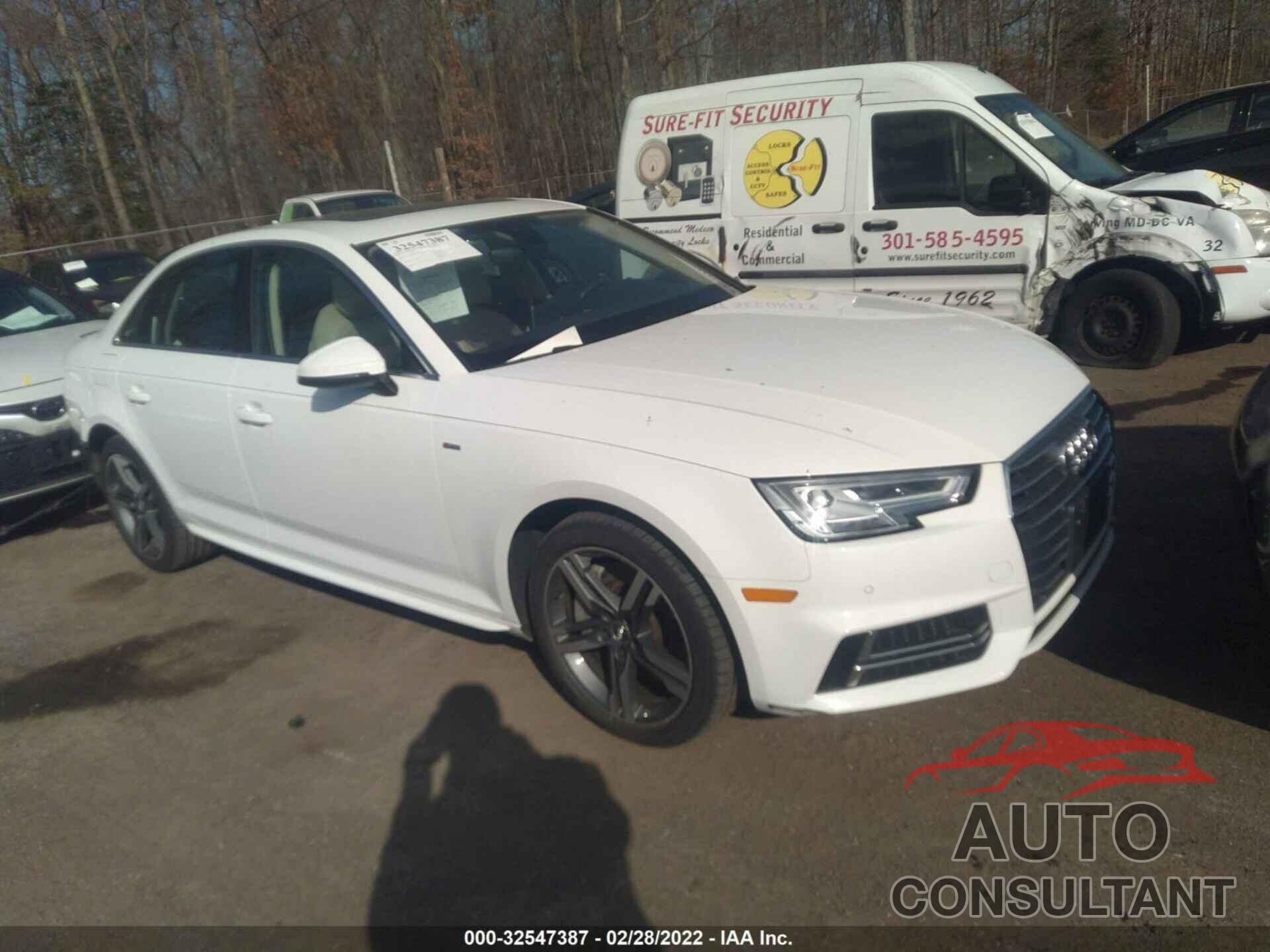 AUDI A4 2017 - WAUENAF43HN069462