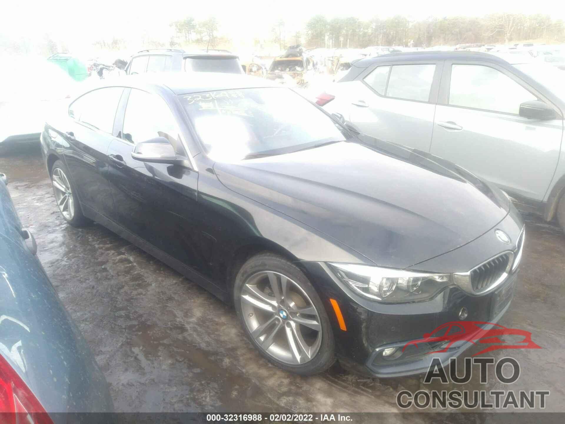 BMW 4 SERIES 2019 - WBA4J3C55KBL09703