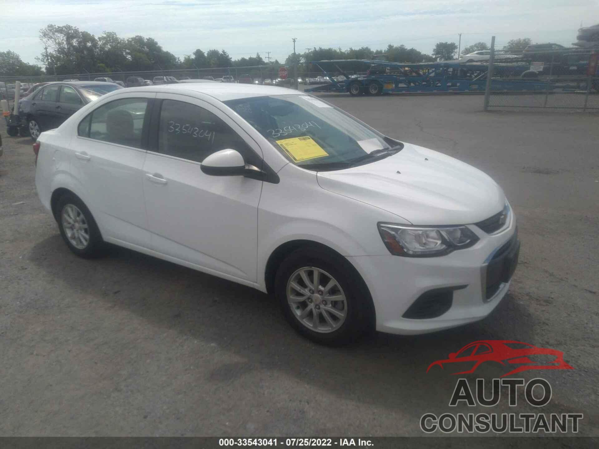 CHEVROLET SONIC 2020 - 1G1JD5SB8L4119344