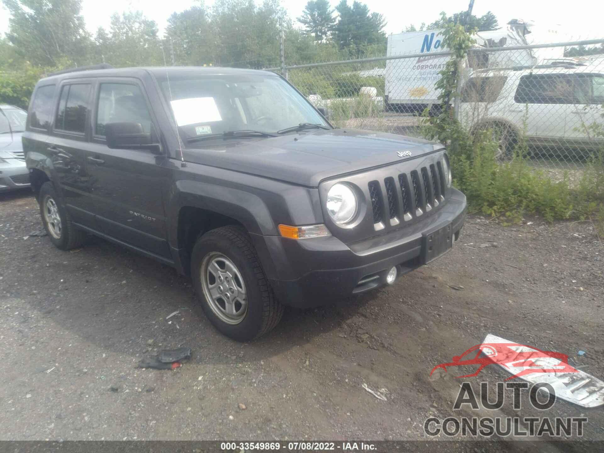 JEEP PATRIOT 2016 - 1C4NJRBB4GD509694