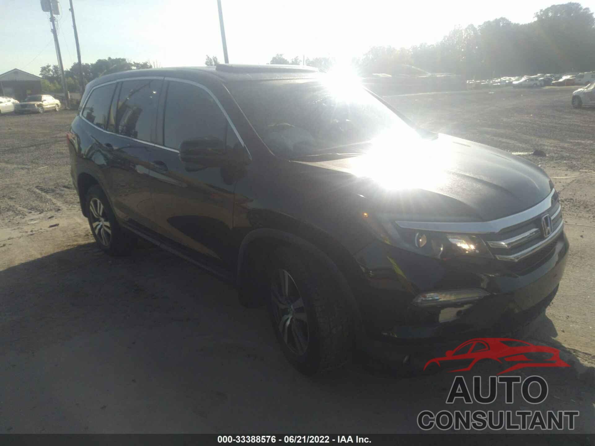 HONDA PILOT 2017 - 5FNYF5H53HB017452