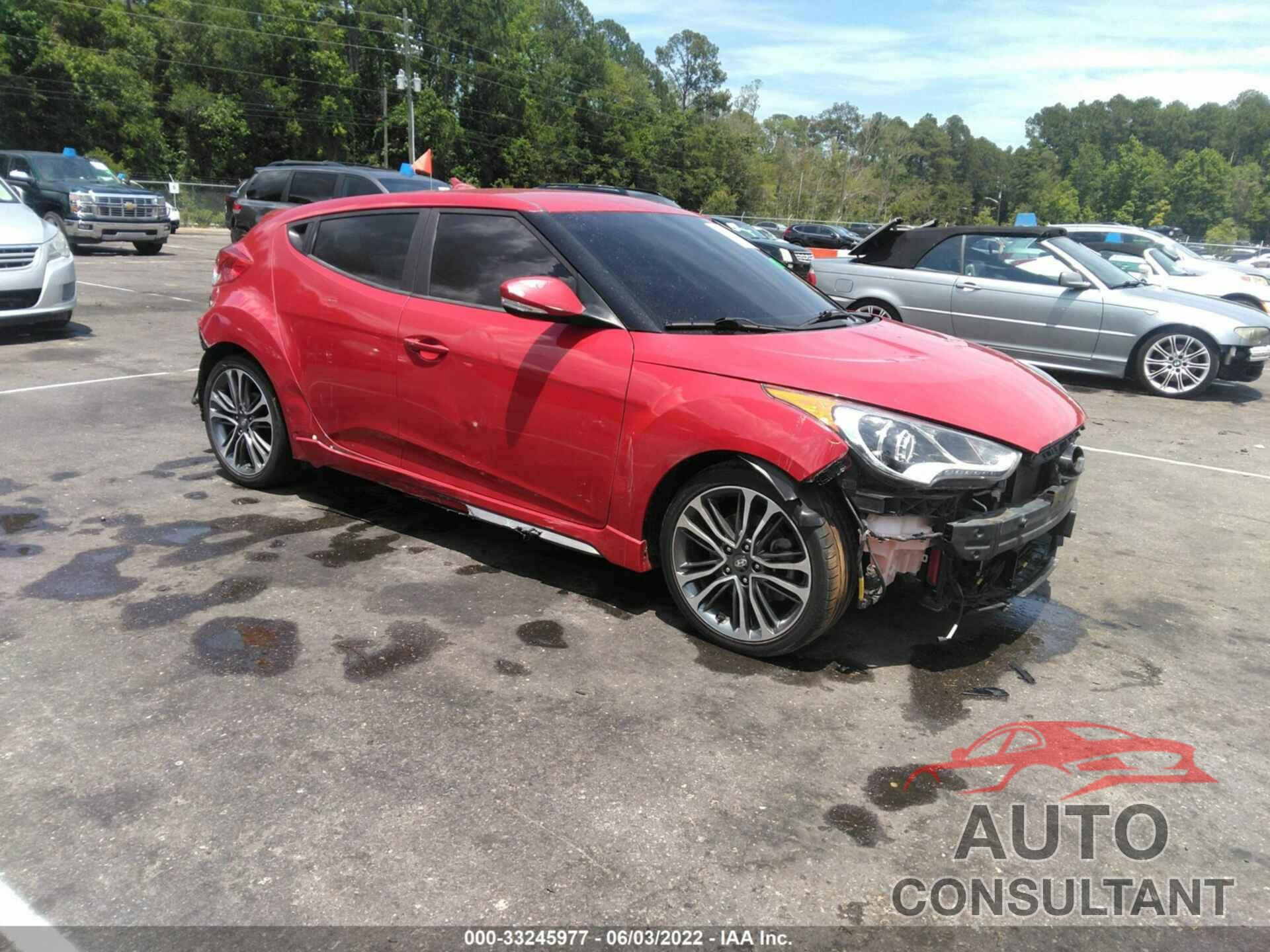 HYUNDAI VELOSTER 2016 - KMHTC6AE3GU300700