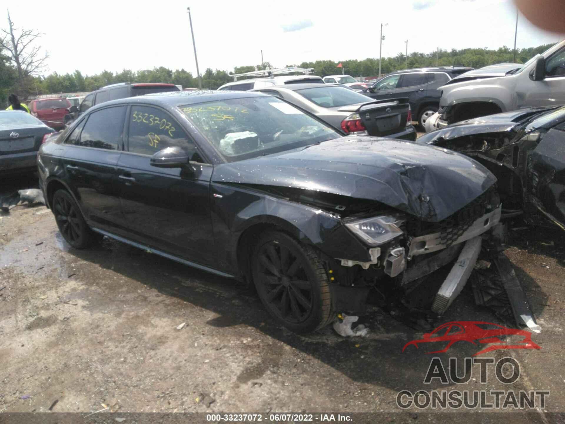 AUDI A4 2018 - WAUKMAF49JA222073